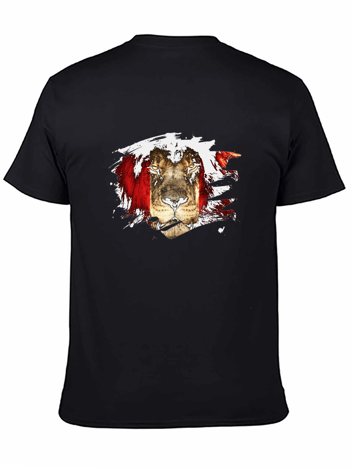 Black Lion Graphic Tee - Unique Style view 4