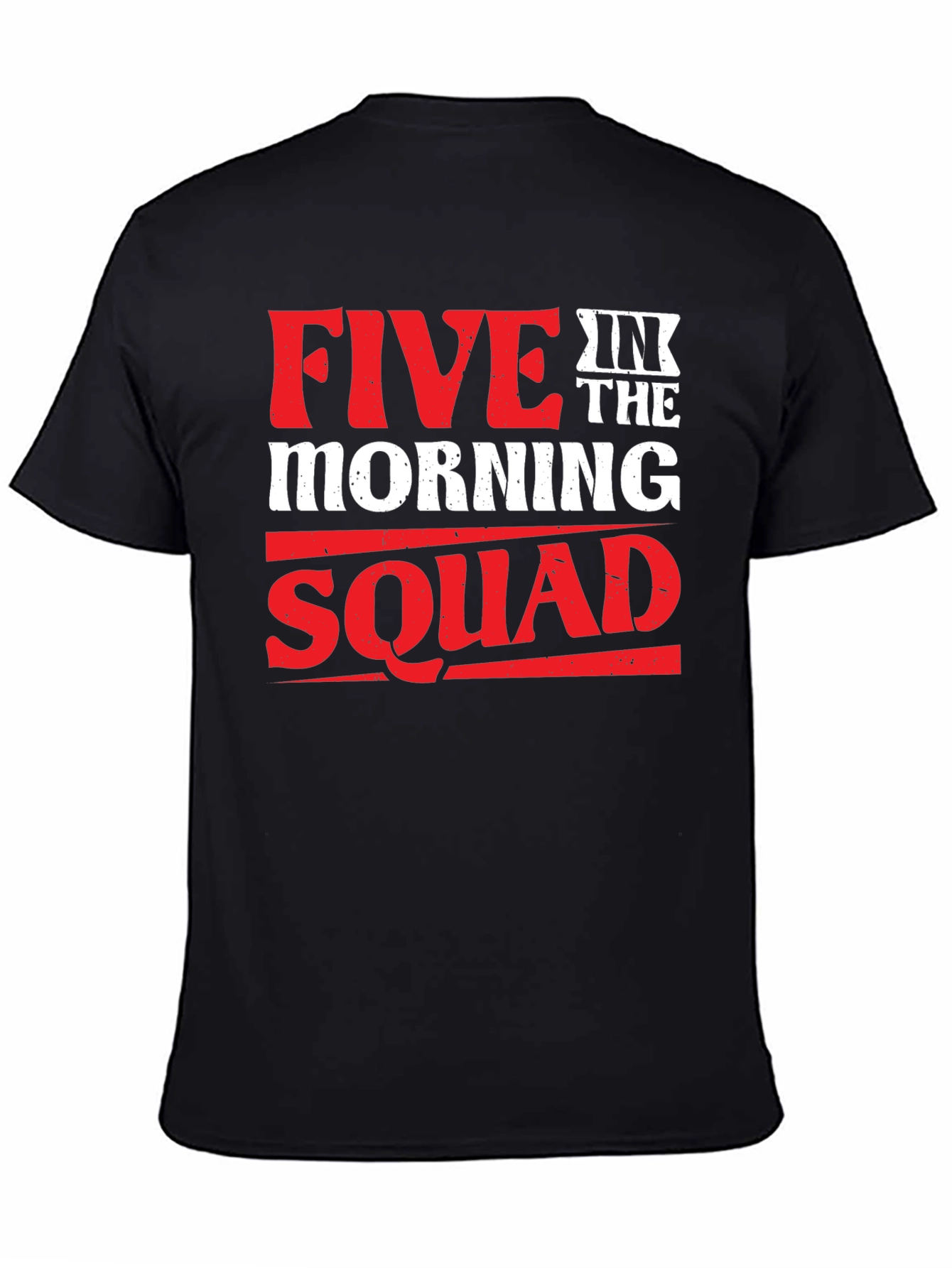 Black Five in the Morning Squad Black T-Shirt view 4
