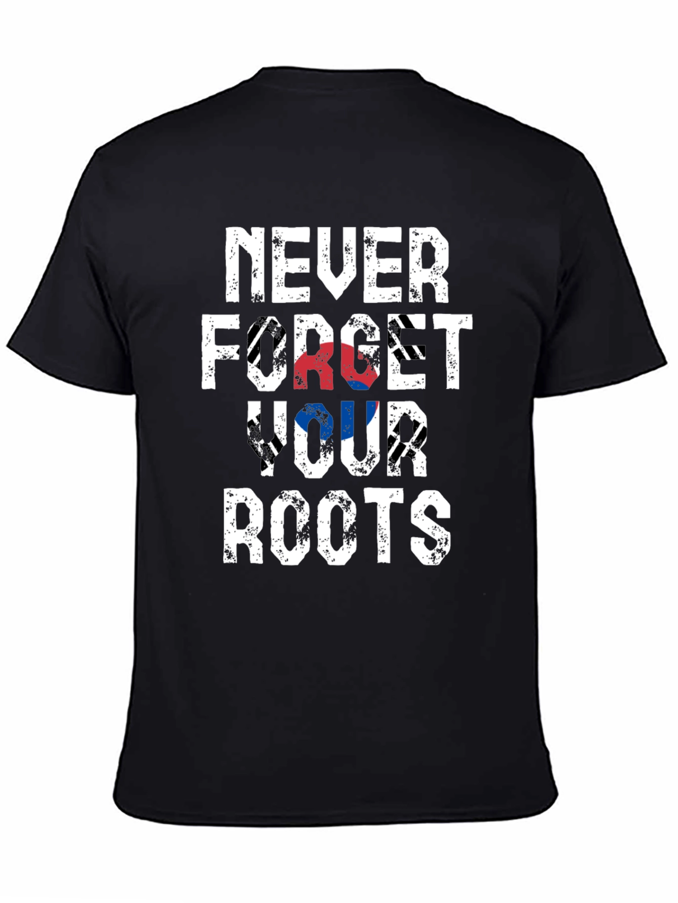 Black Never Forget Your Roots T-Shirt view 4