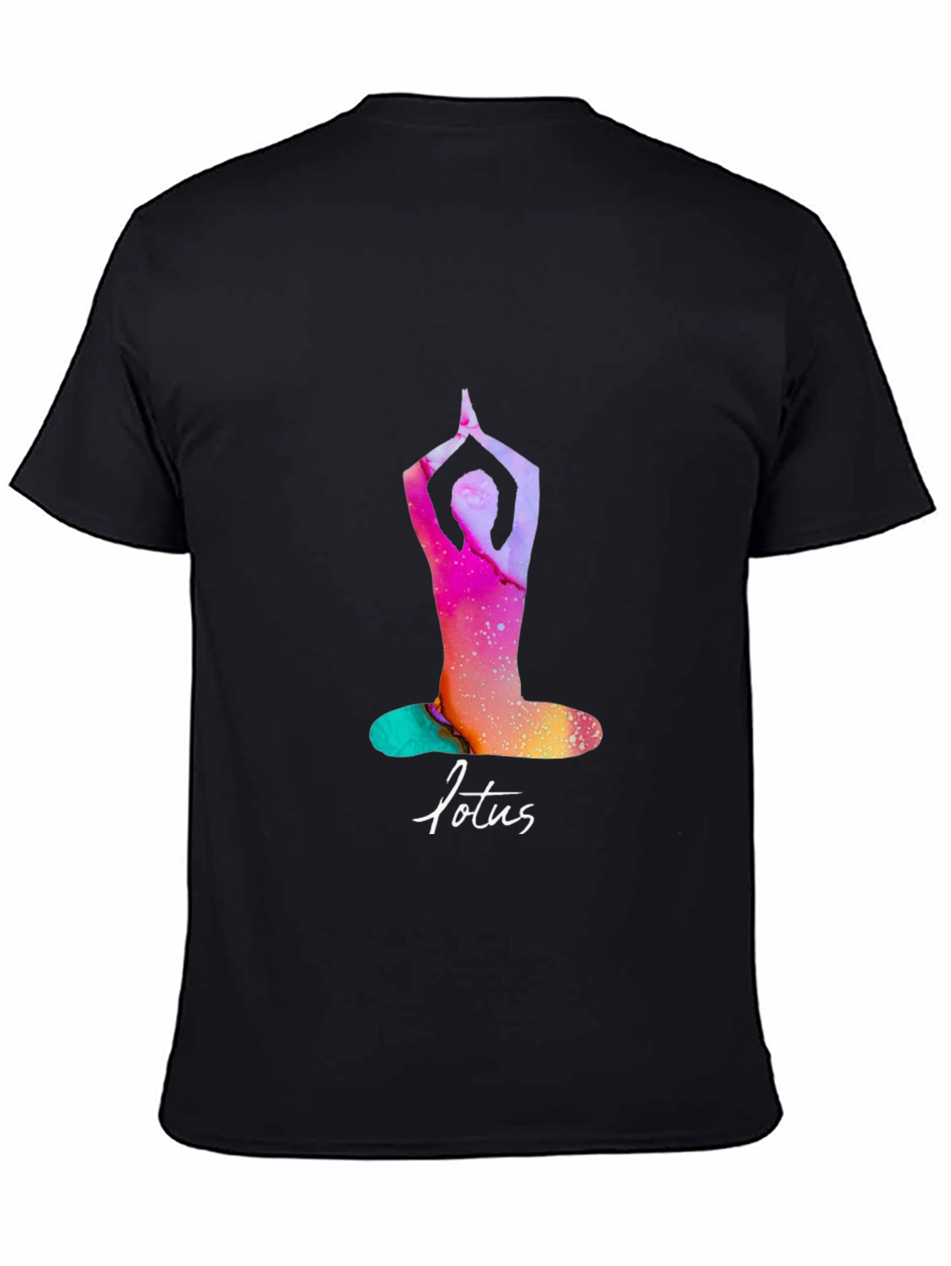 Lotus Pose Graphic Tee - Yoga Meditation Shirt - 4
