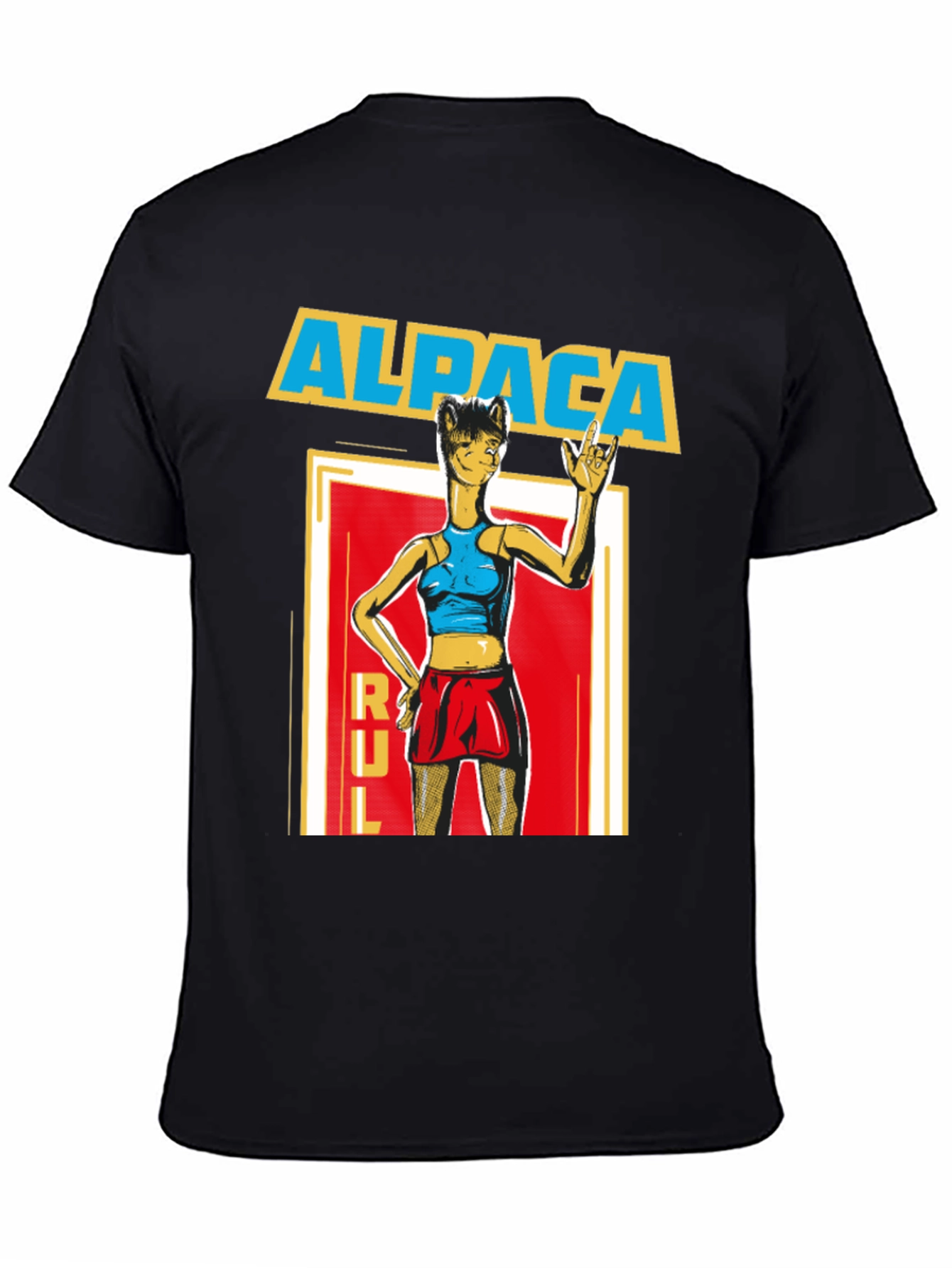 Black Alpaca Rule T-Shirt view 4