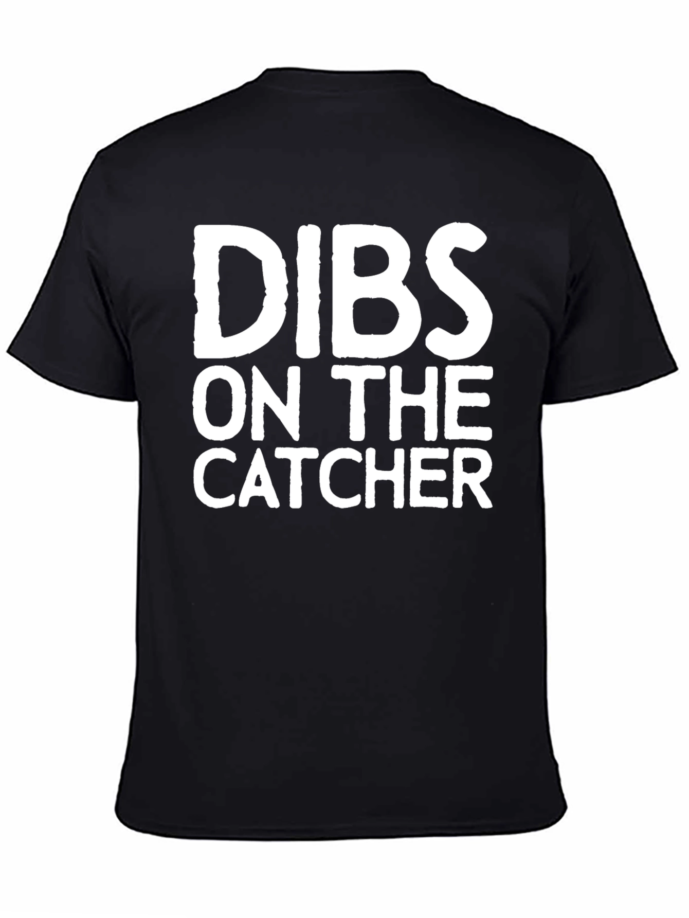 Black Dibs On The Catcher T-Shirt view 4