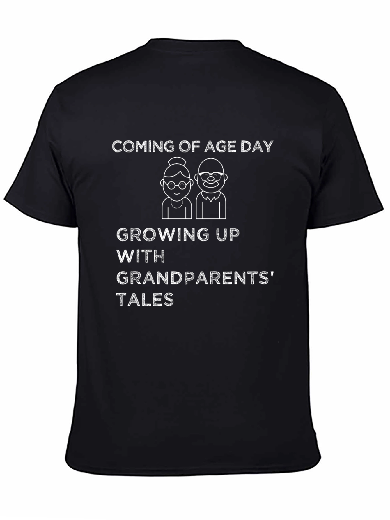 Black Coming of Age Day Grandparents' Tales T-Shirt view 4