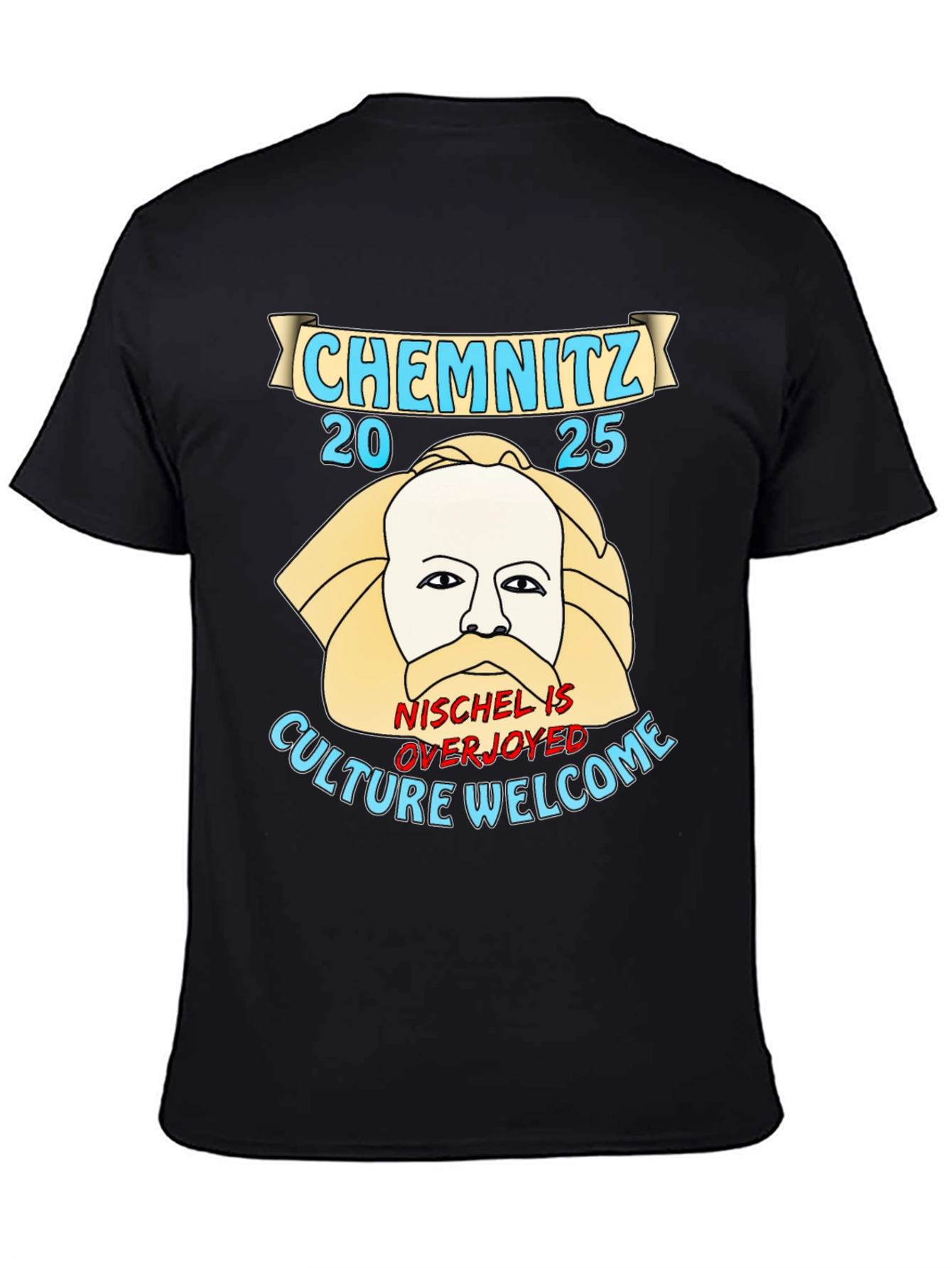 Black Chemnitz 2025 T-Shirt - Culture Welcome view 4
