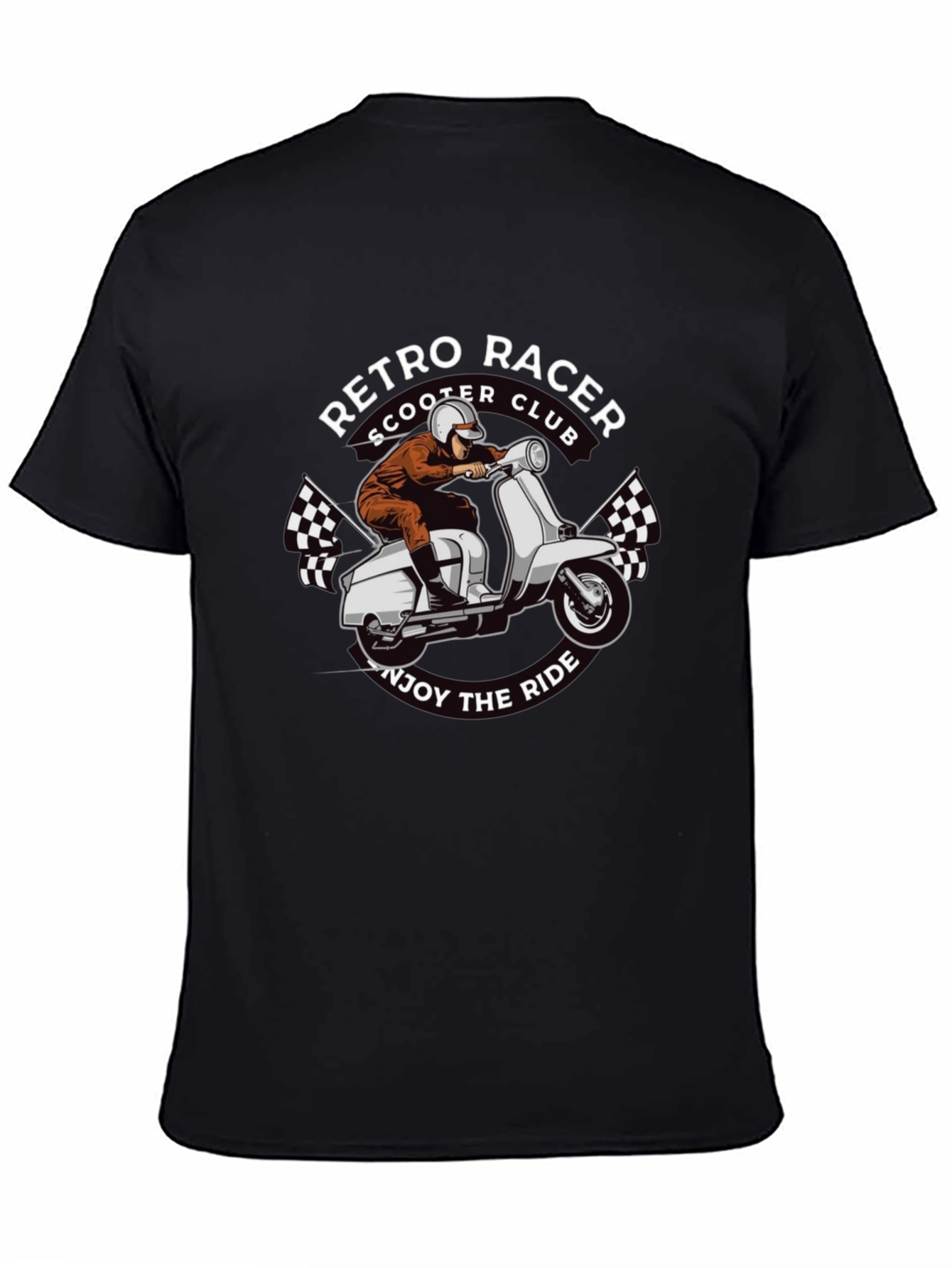 Retro Racer Scooter Club T-Shirt - 4