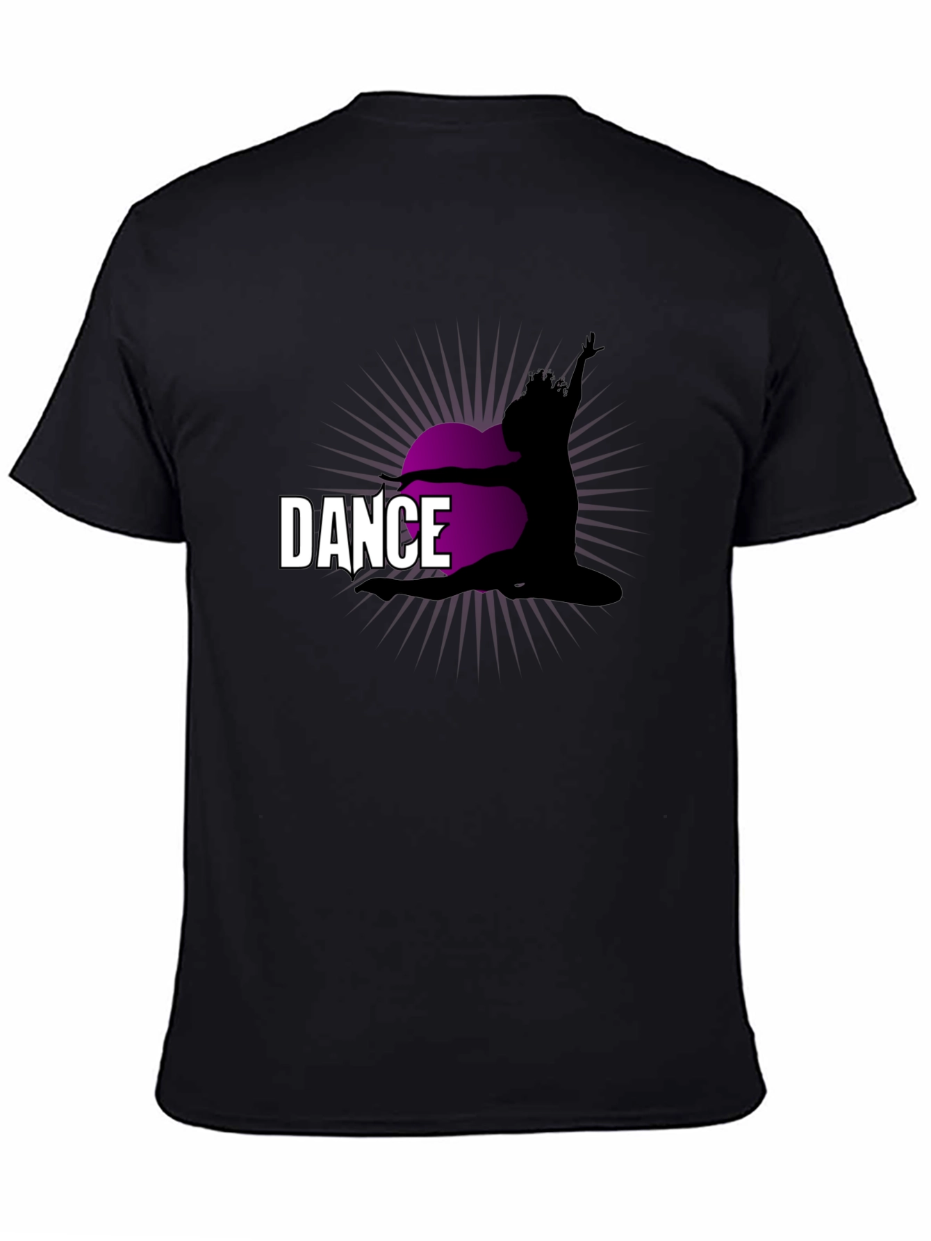 Black Dance Silhouette T-Shirt view 4