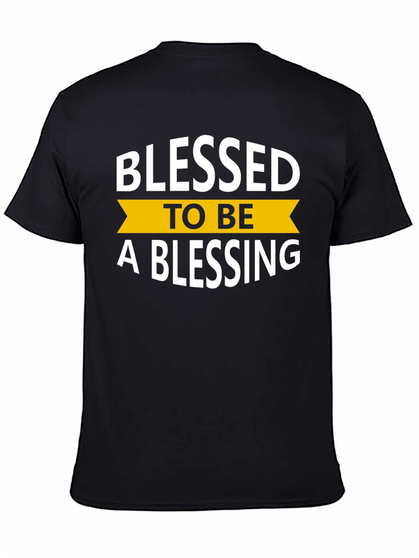 Black Blessed to Be a Blessing T-Shirt view 4