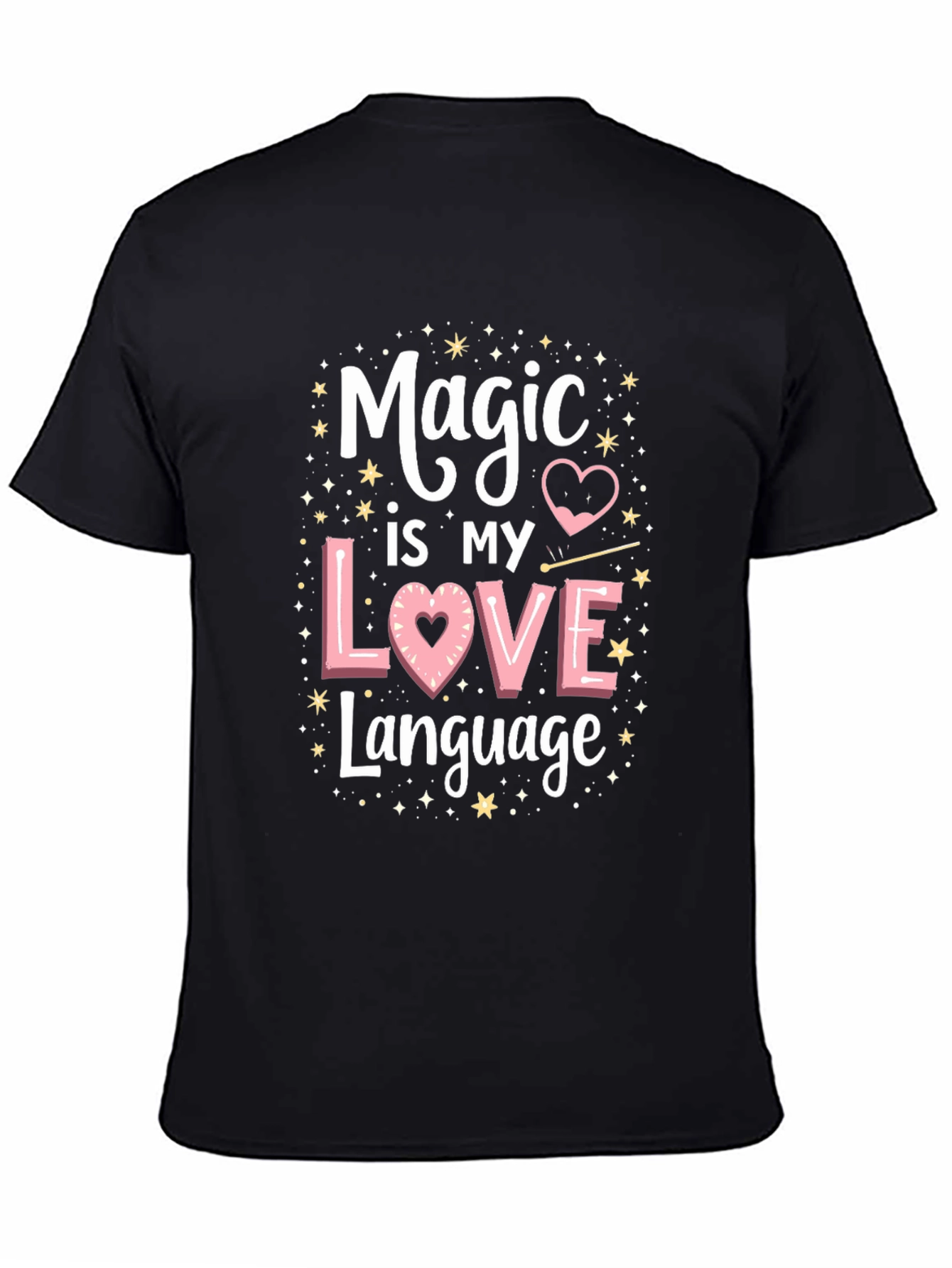 Black Magic Is My Love Language Tee view 4