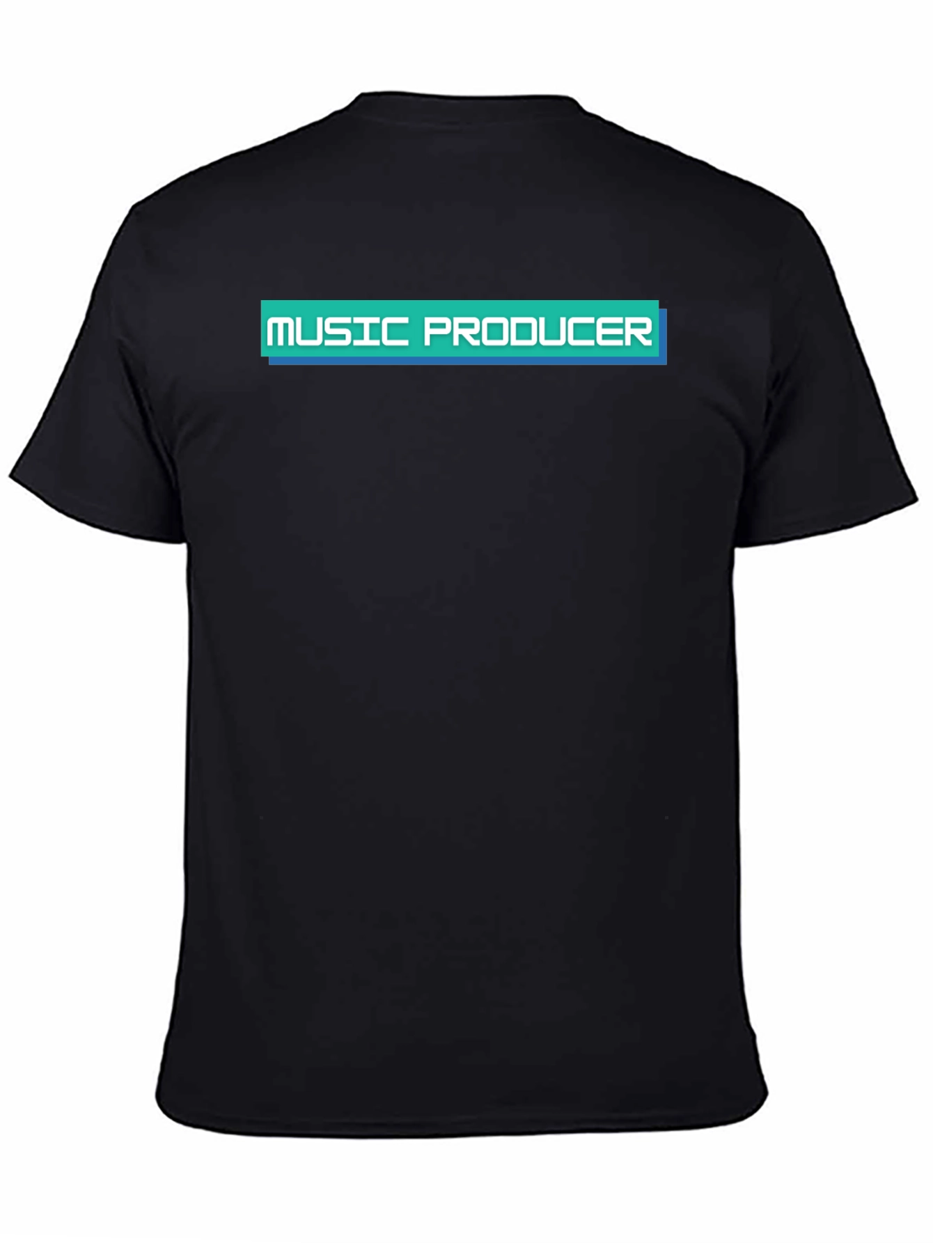 Black Music Producer T-Shirt - Retro Design view 4