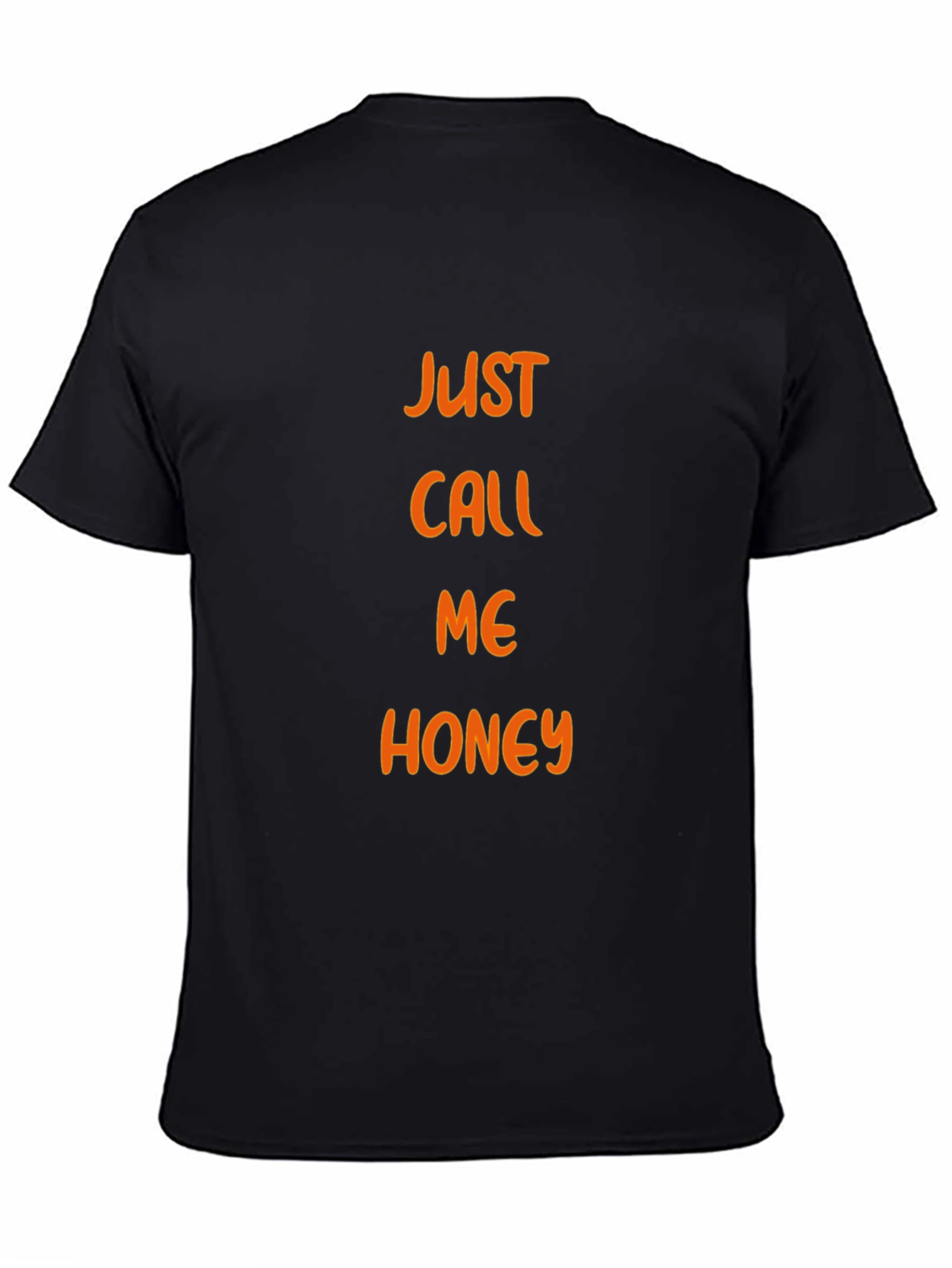 Black Just Call Me Honey Black T-Shirt view 4