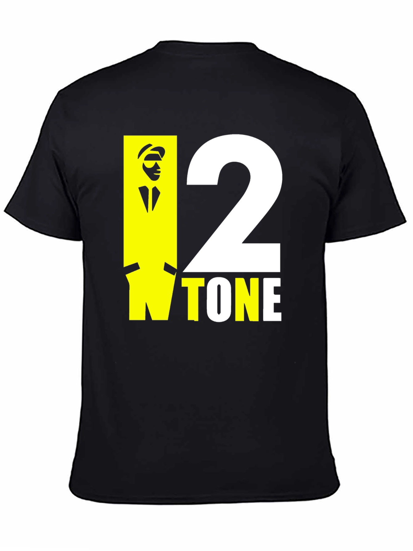 Black 2 Tone T-Shirt - Black view 4