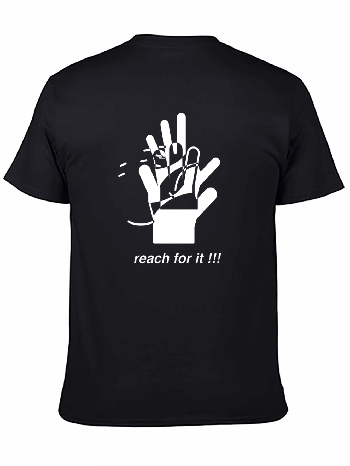 Black Reach for It T-Shirt - Stylish Graphic Tee view 4