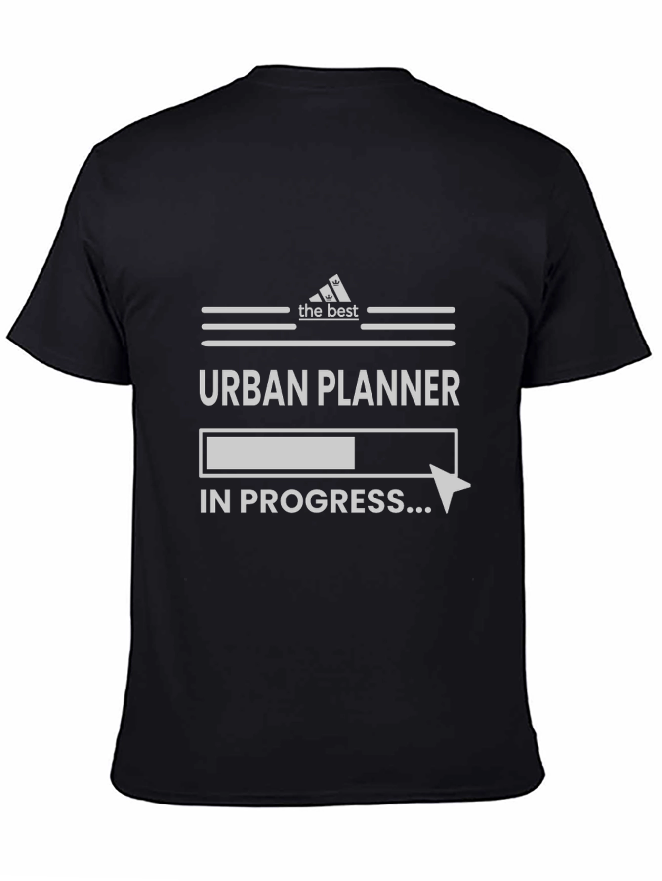 Black Urban Planner in Progress T-Shirt view 4