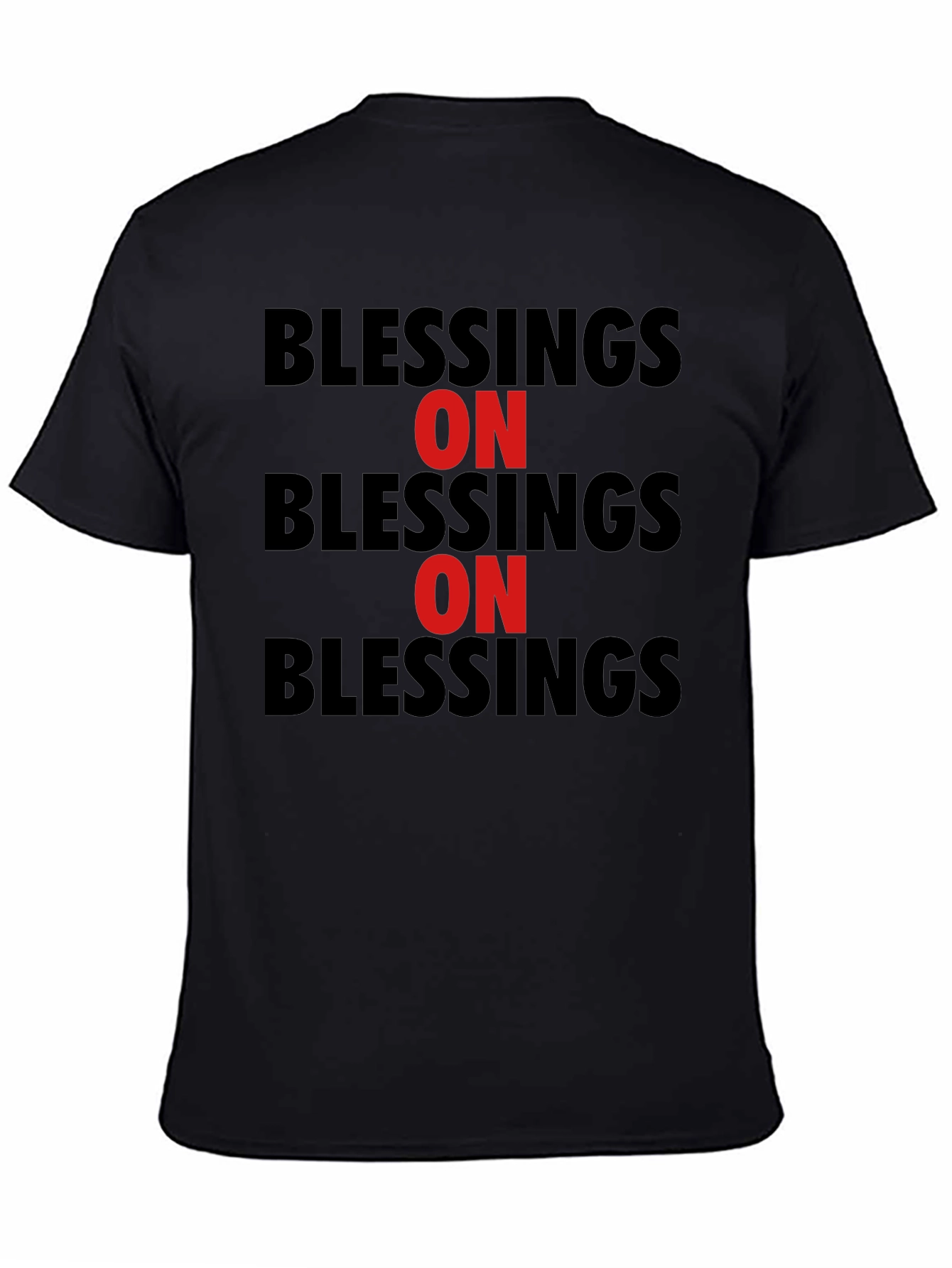 Black Blessings On T-Shirt view 4