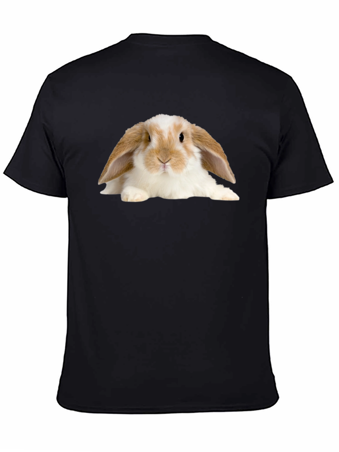 Black Bunny Graphic T-Shirt - Cute Rabbit Tee view 4
