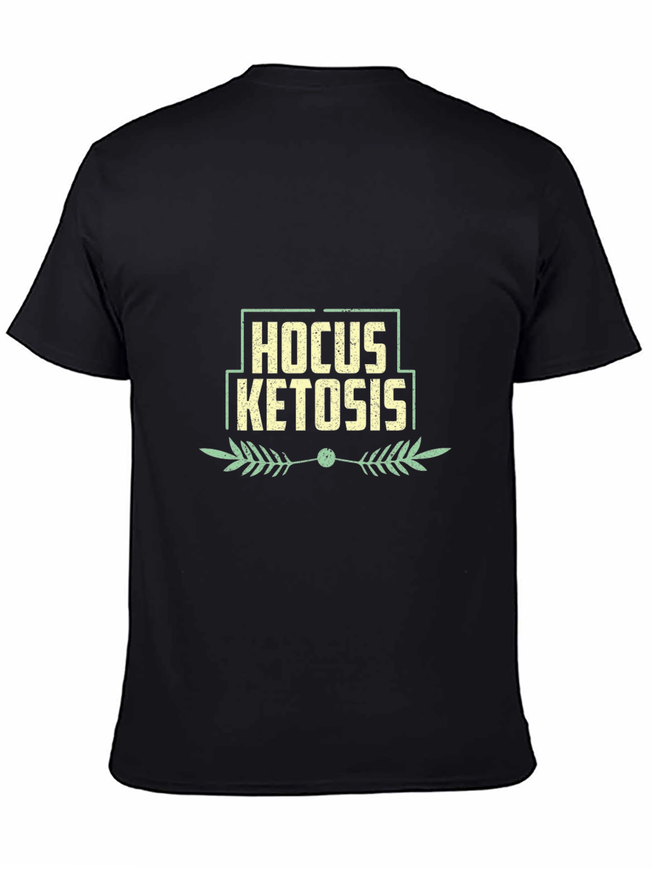 Black Hocus Ketosis Graphic Tee - Black view 4