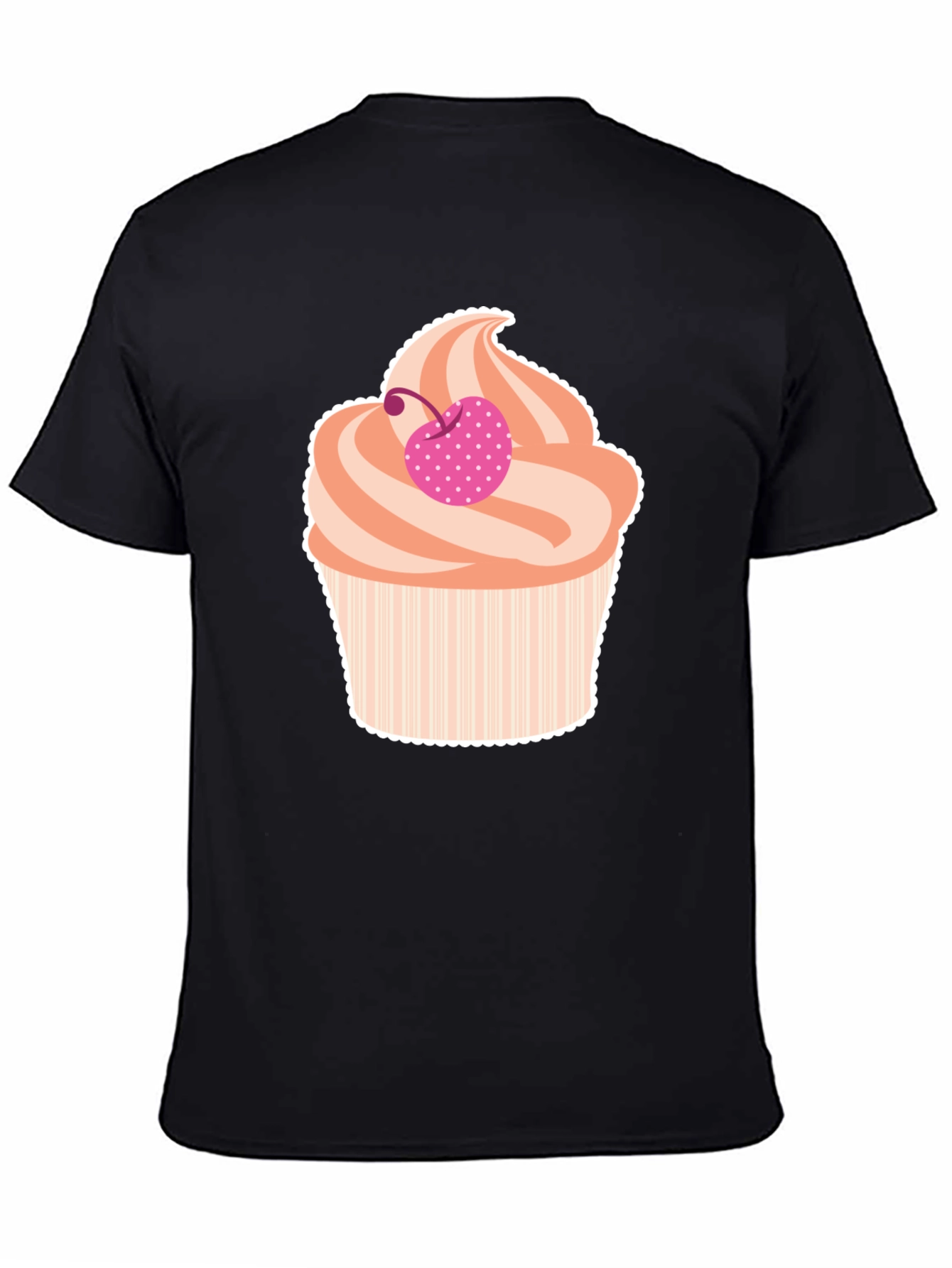 Black Cupcake Graphic Tee - Sweet Style view 4