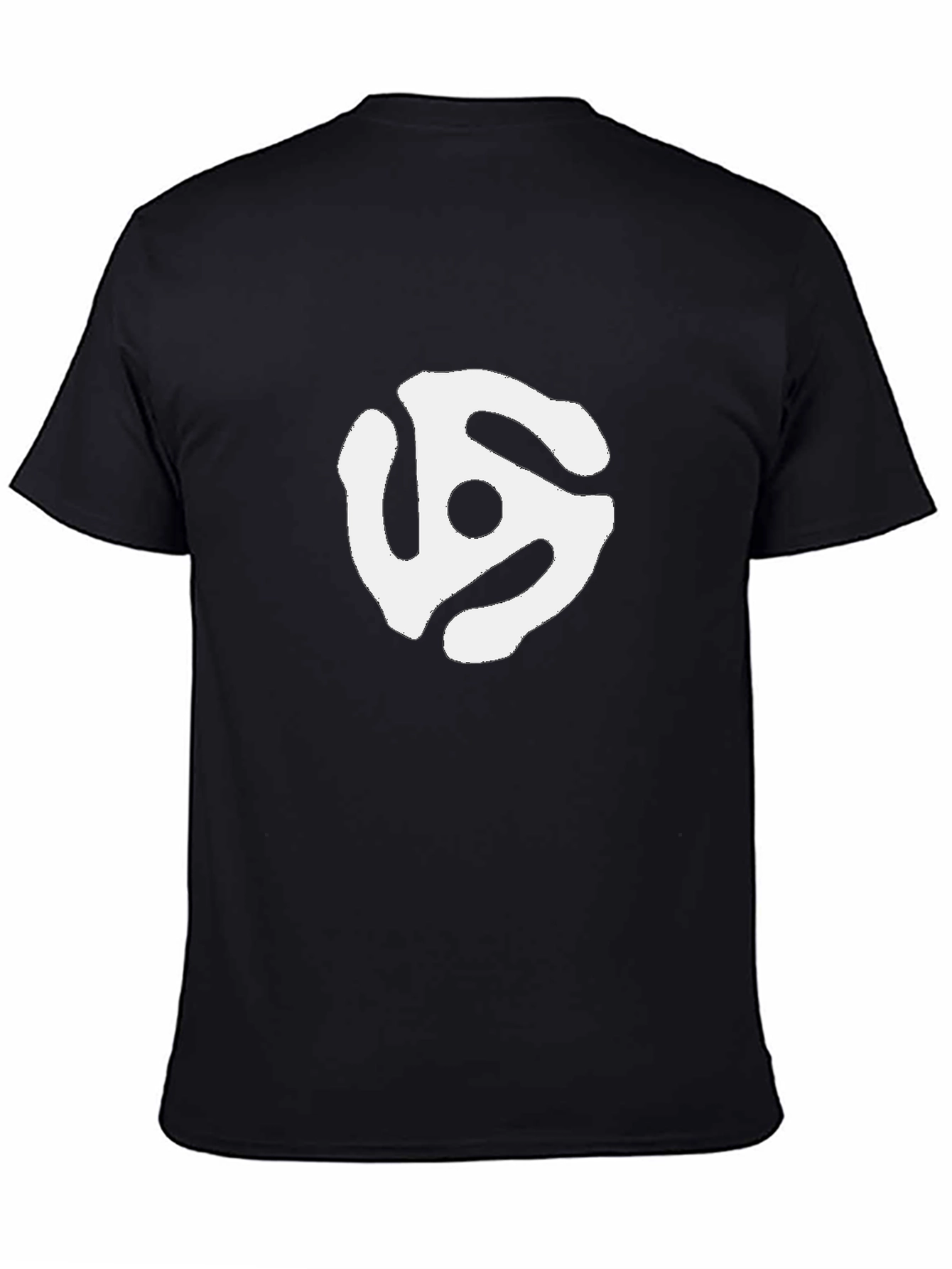 Black Retro 45 Adapter Graphic Tee - Black view 4