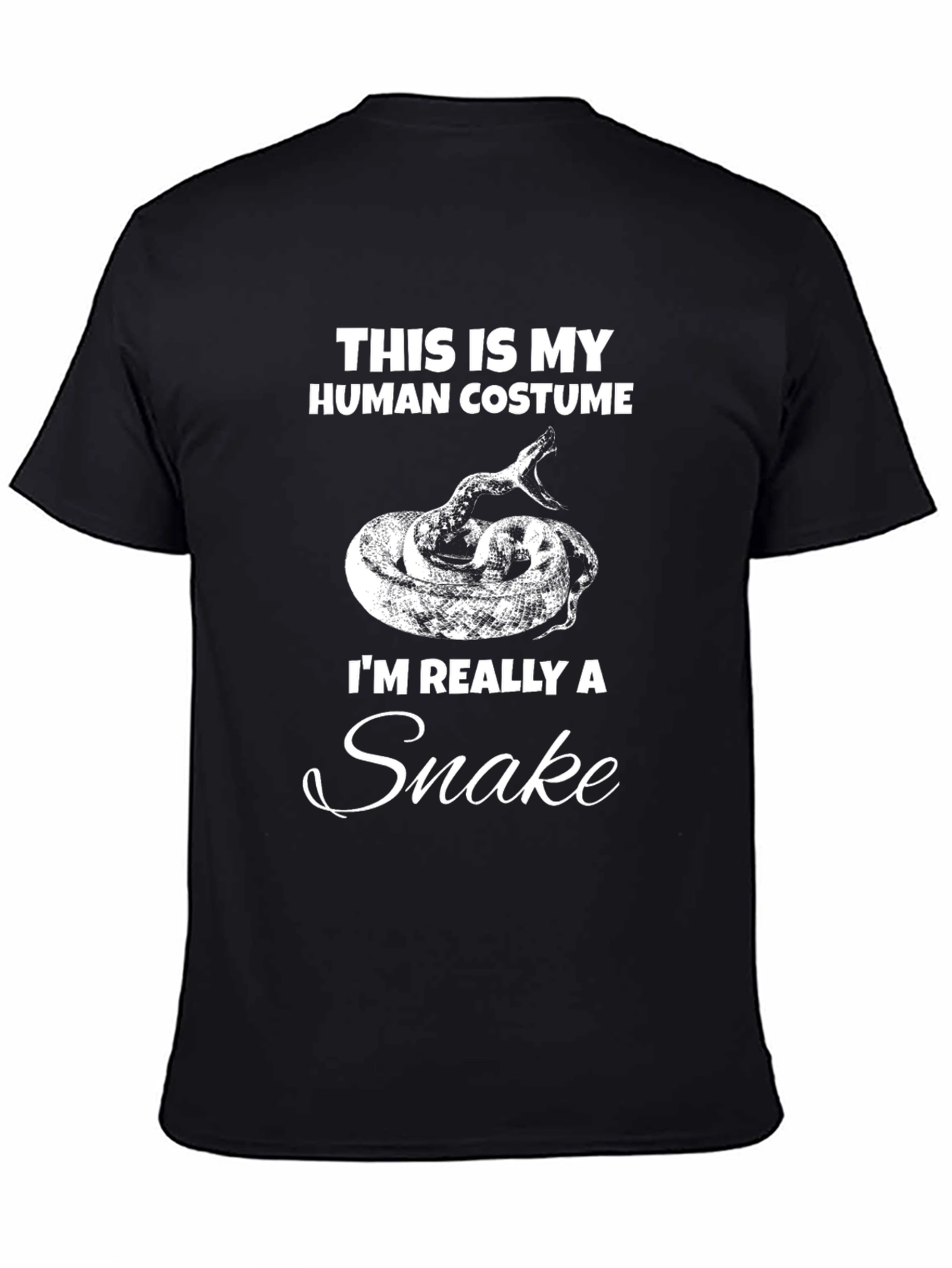 Human Costume Funny Snake T-Shirt - 4