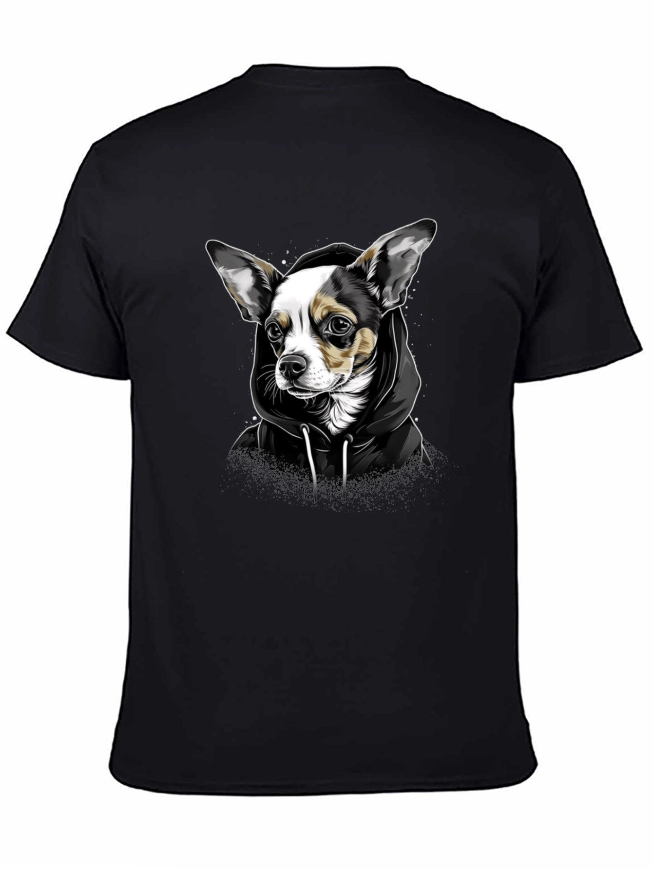 Black Dog Graphic T-Shirt - Trendy Animal Lover Tee view 4