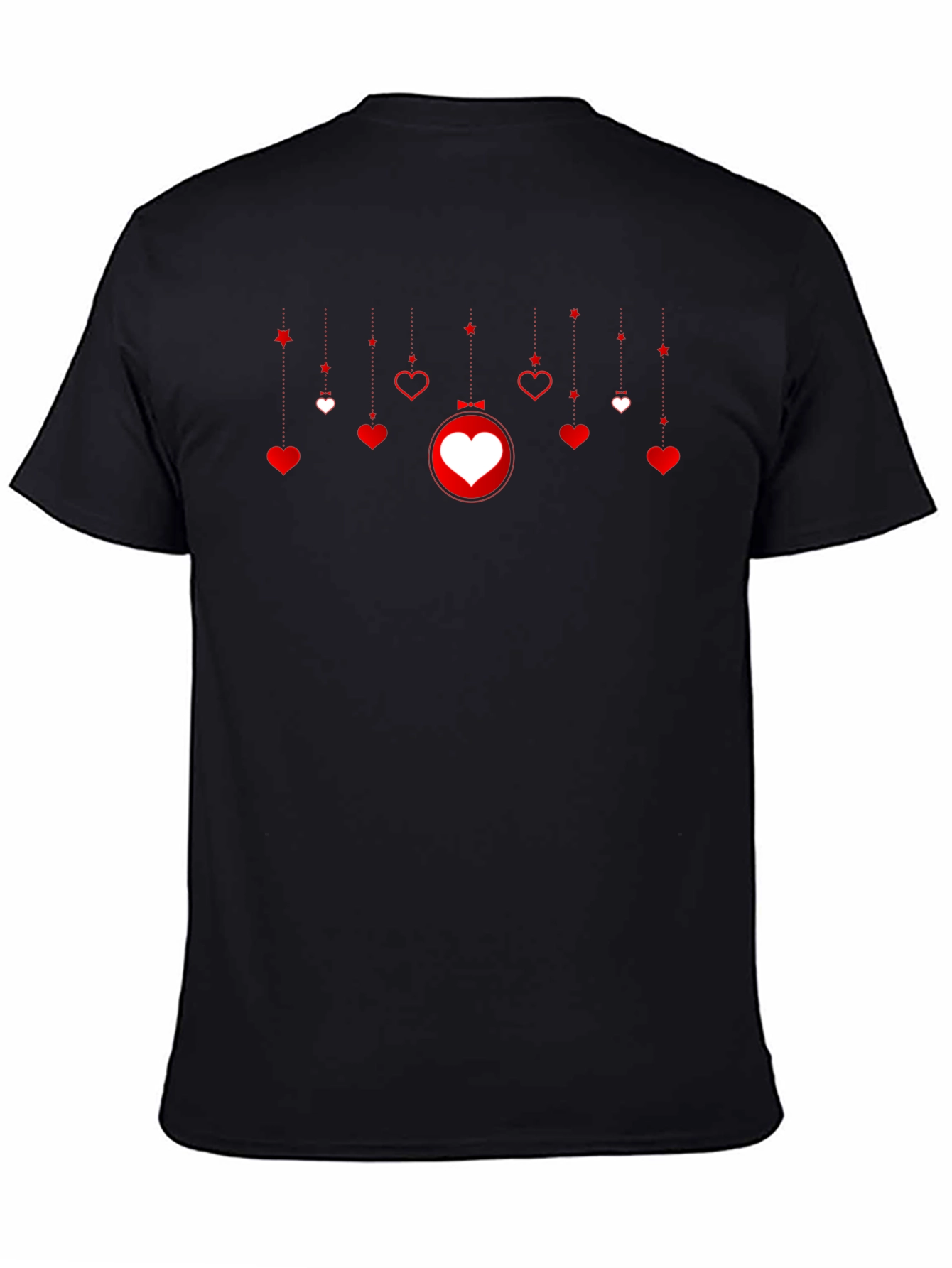 Black Heart Garland Graphic Tee view 4
