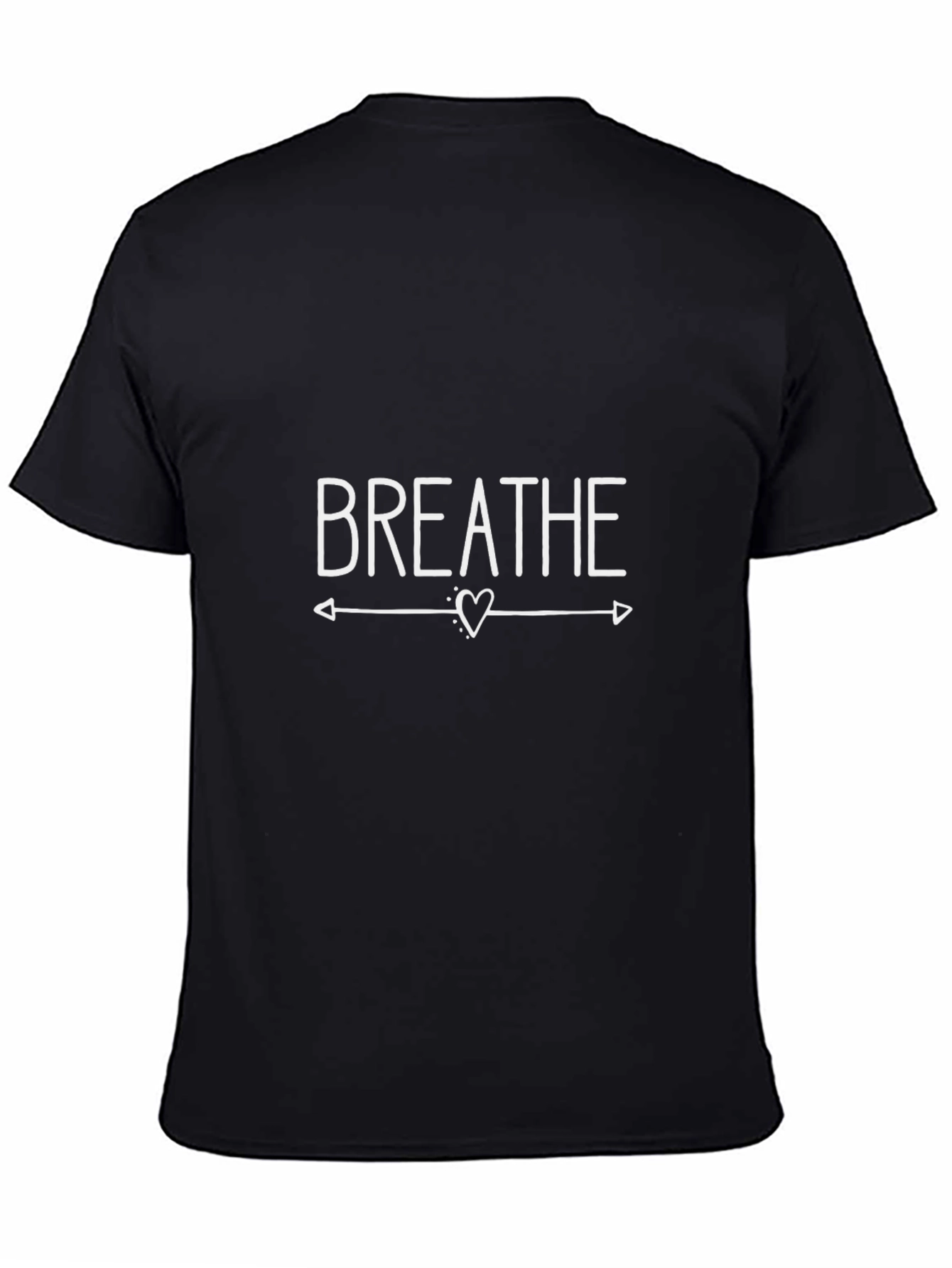Black Breathe Graphic Tee - Black Comfort Fit view 4