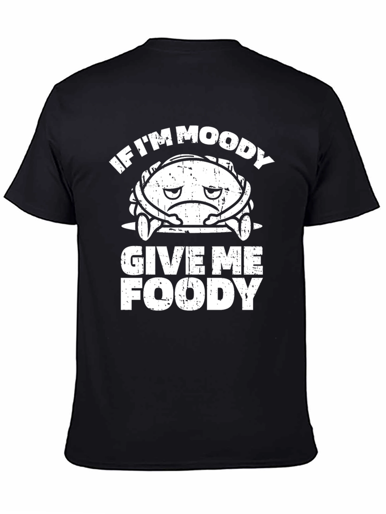 Black Moody Crab Graphic T-Shirt view 4