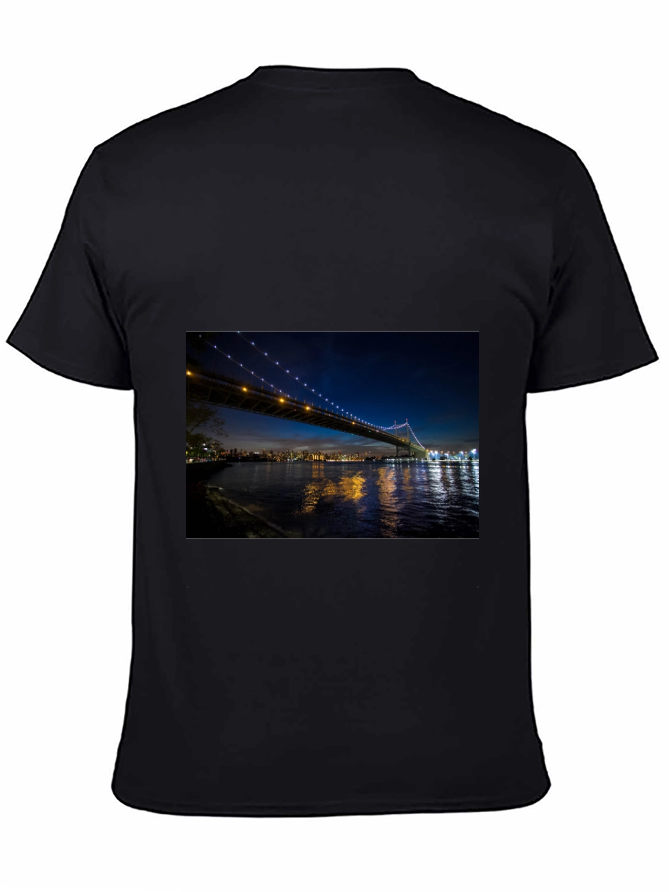 Black Night Bridge T-Shirt view 4