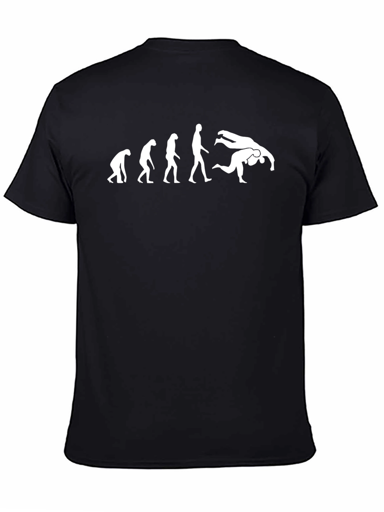 Evolution Judo Black T-Shirt - Martial Arts Design - 4