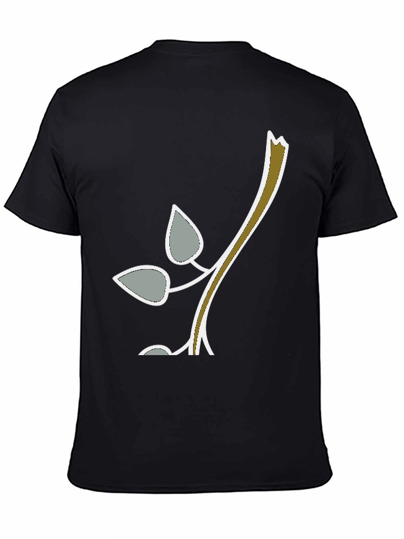 Black Nature Branch Graphic Tee view 4