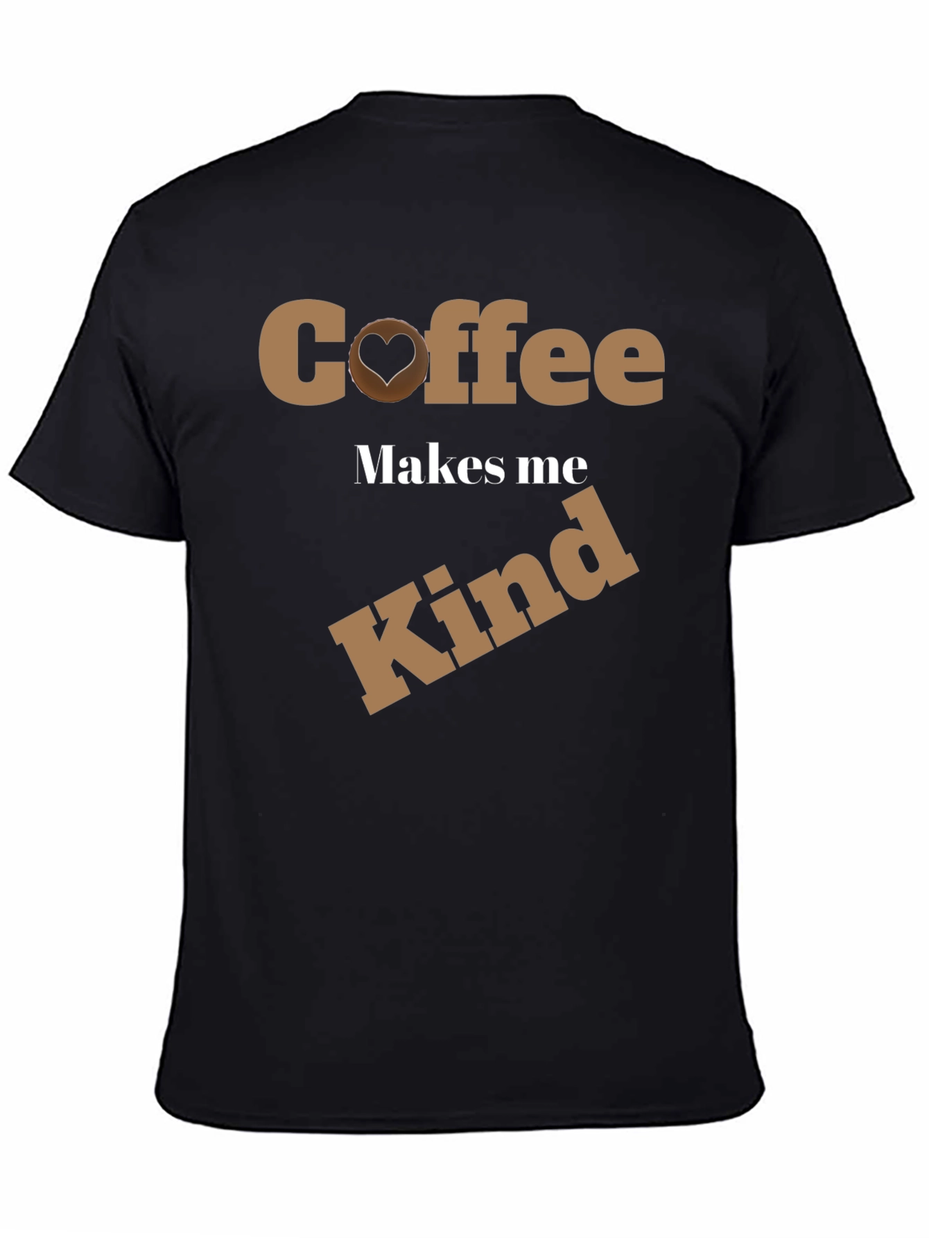 Black Coffee Makes Me Kind Graphic T-Shirt view 4