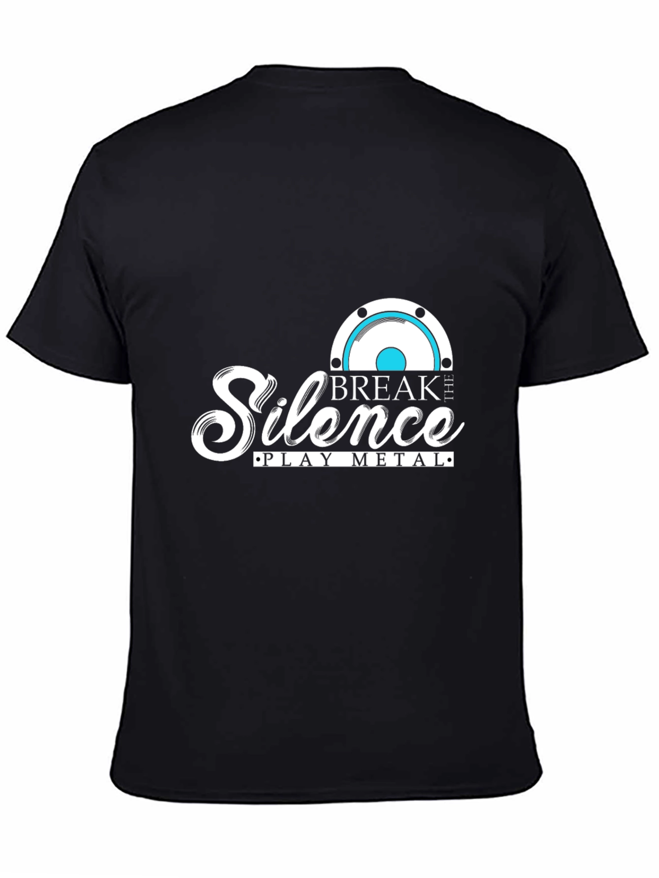 Black Break the Silence - Play Metal T-Shirt view 4