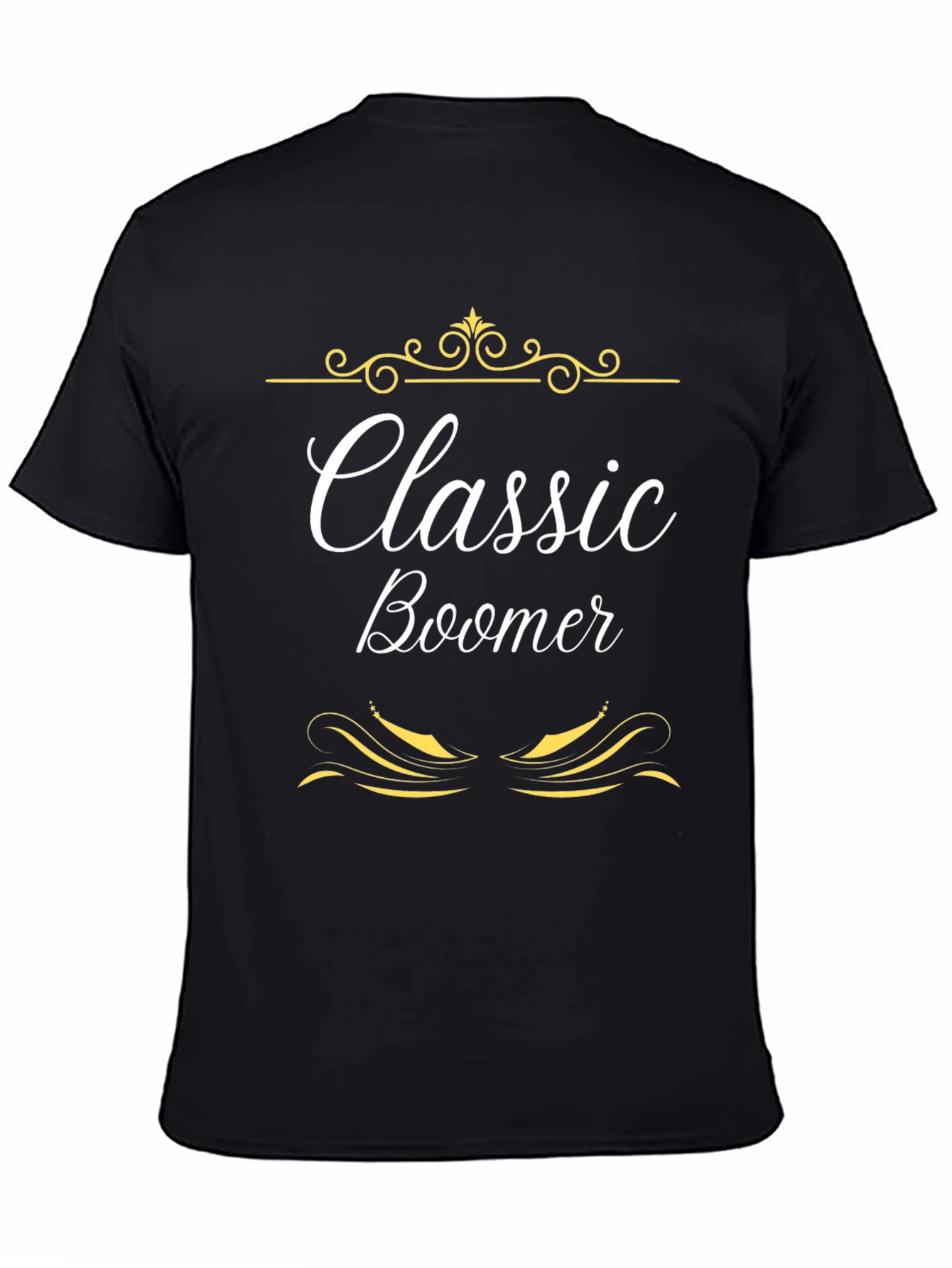 Black Classic Boomer Graphic Tee view 4
