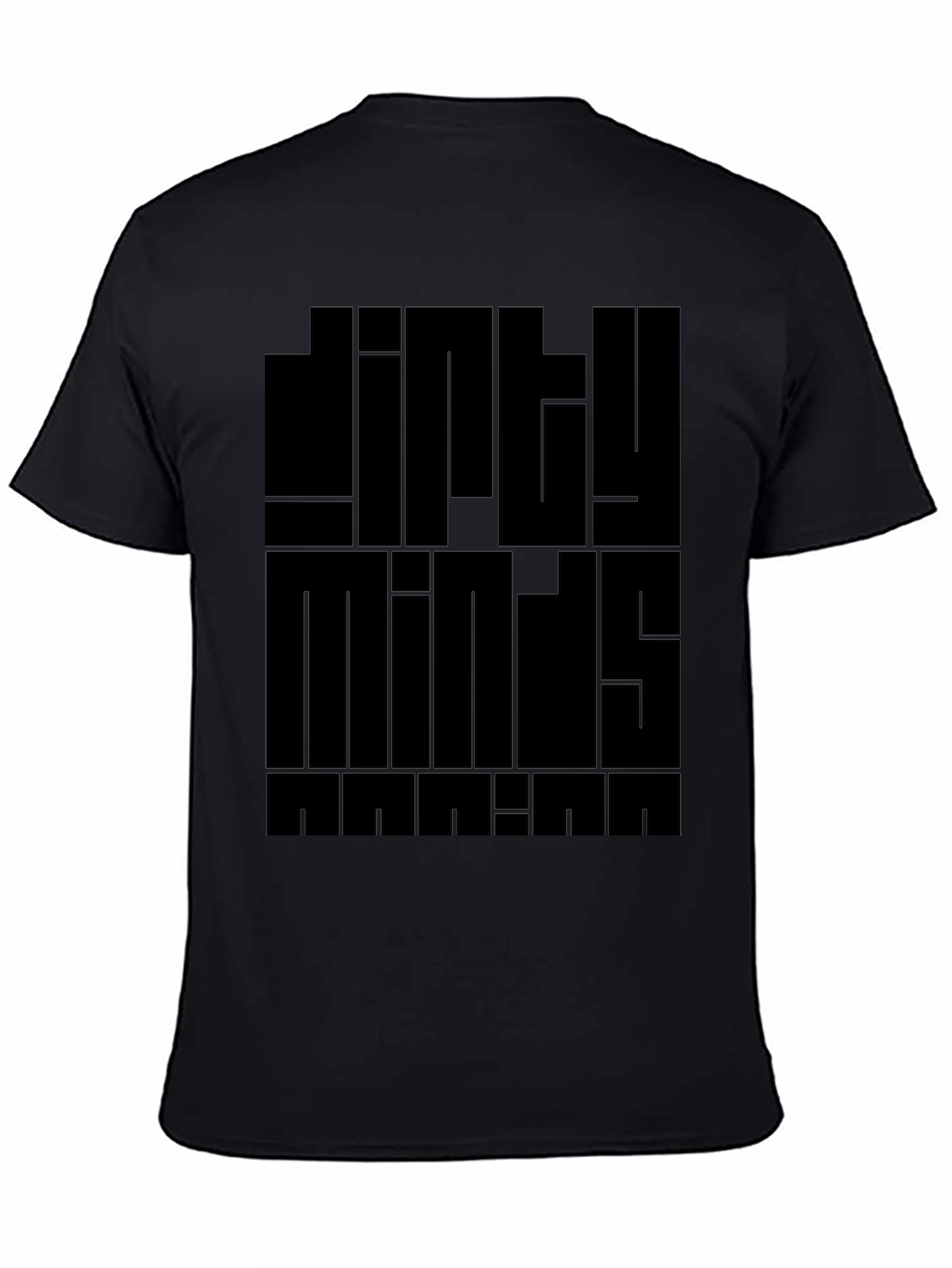 Black Dirty Minds Rainbow T-Shirt - Novelty Graphic Tee view 4