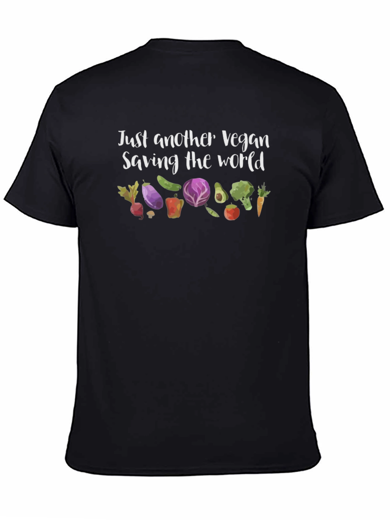 Vegan Saving the World T-Shirt - Unisex - 4
