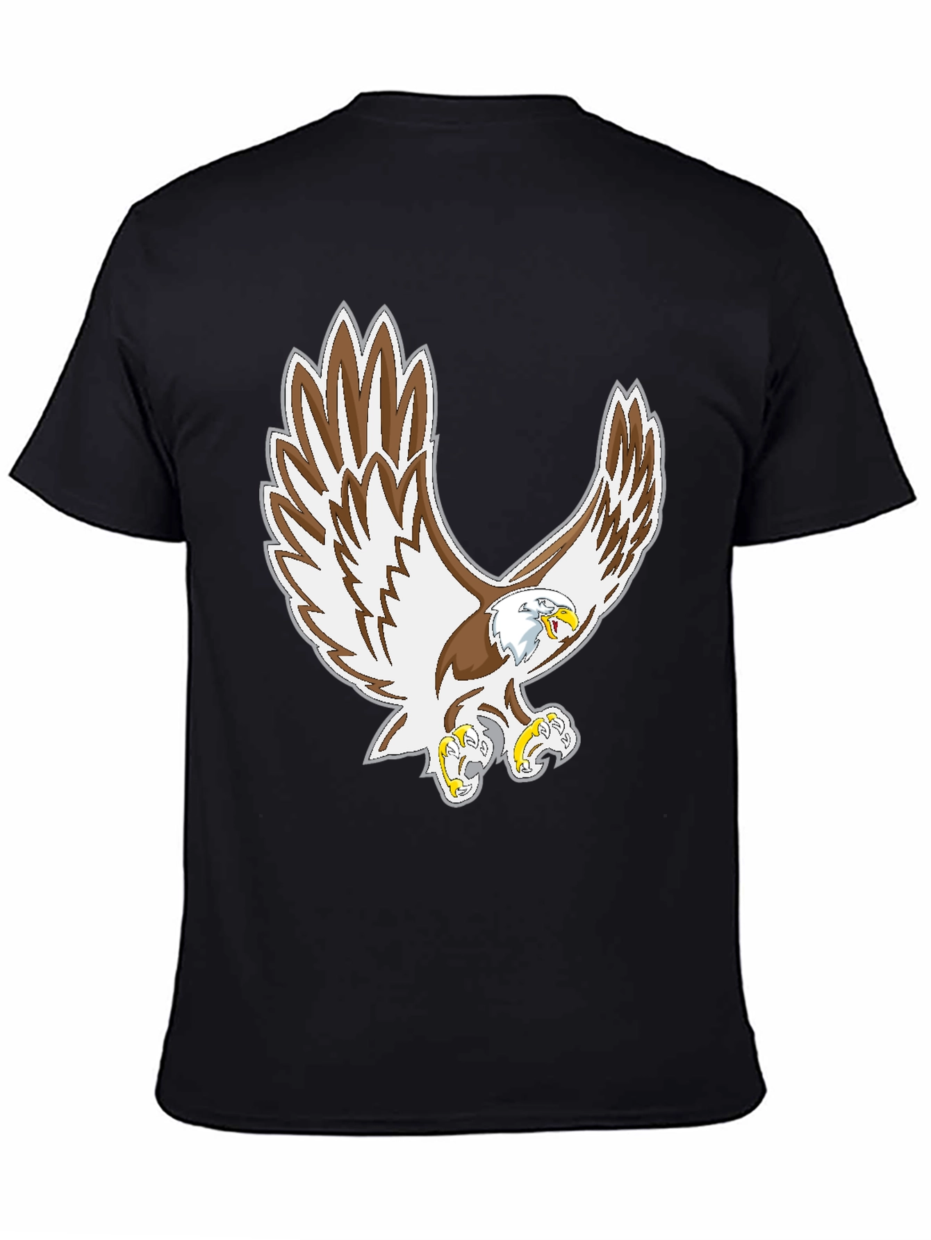 Black Eagle Graphic Tee - Men's Short Sleeve - 4