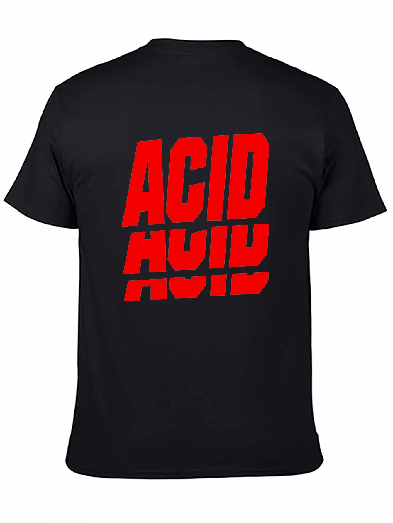 Black Acid House Rave Black T-Shirt view 4