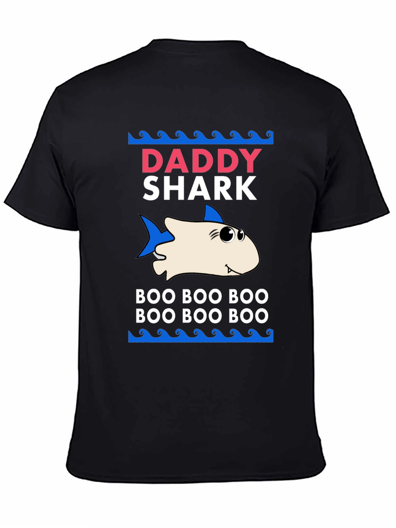Daddy Shark Graphic Tee - "Boo Boo Boo" - 4