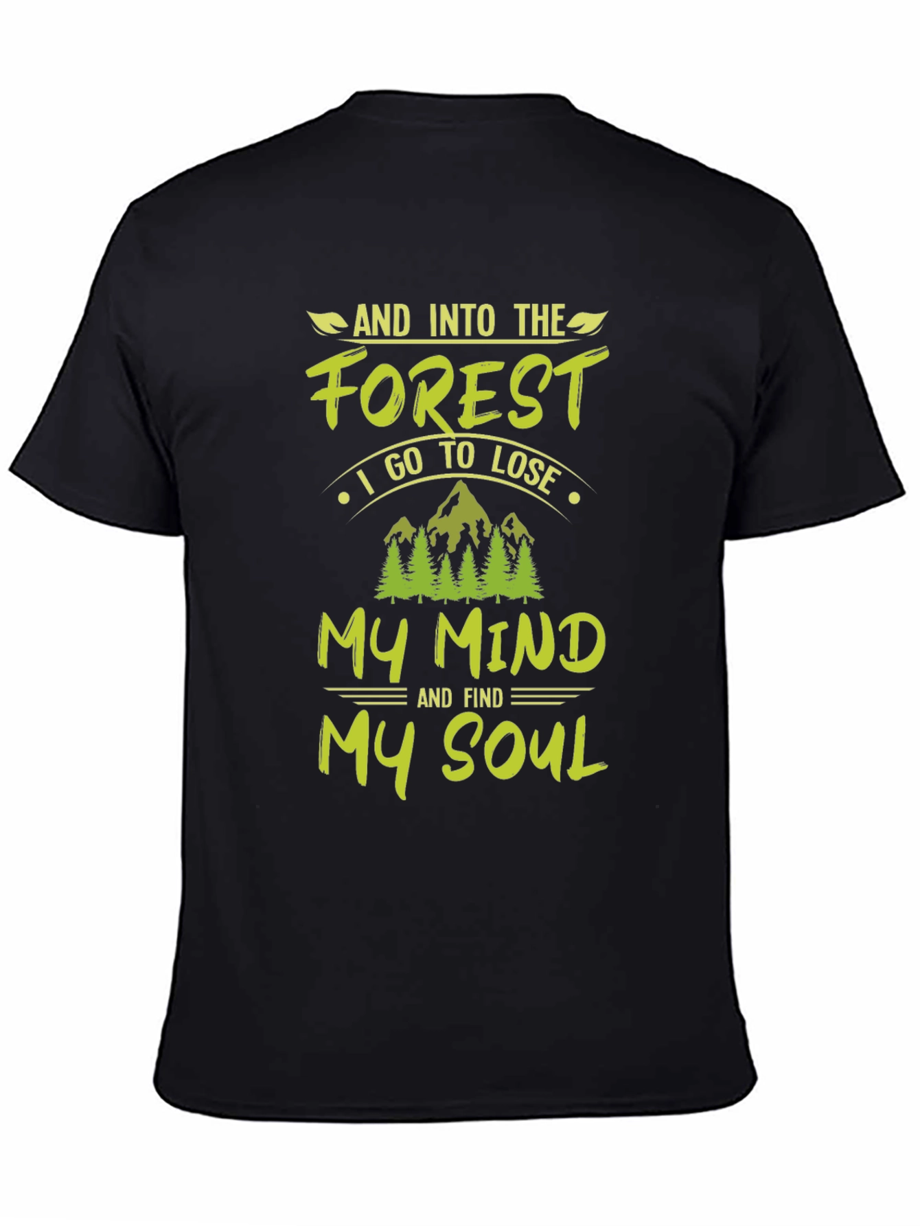 Black Forest Mind & Soul T-Shirt - Nature Lover Tee view 4