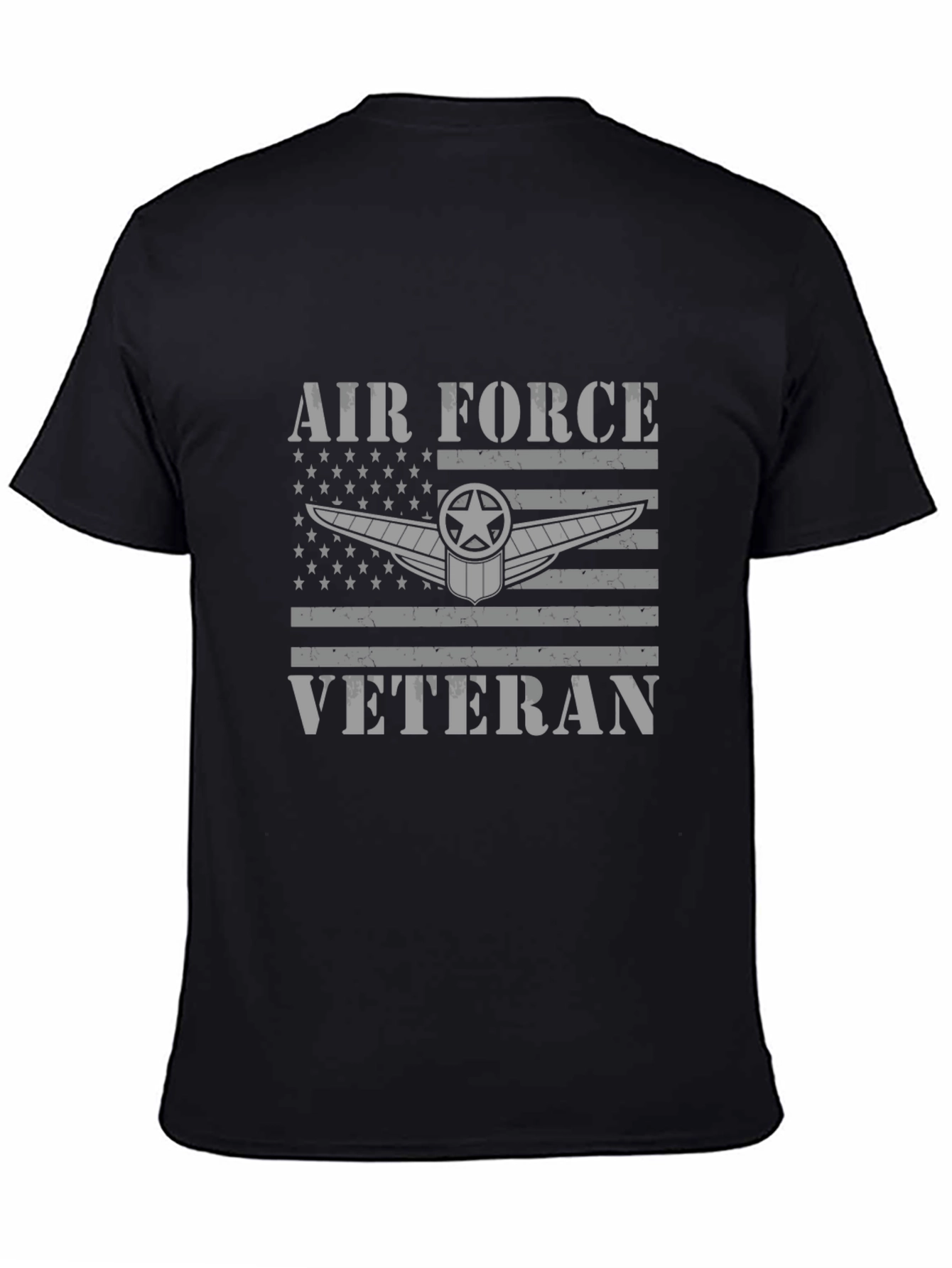 Air Force Veteran Graphic T-Shirt - Patriotic Design - 4