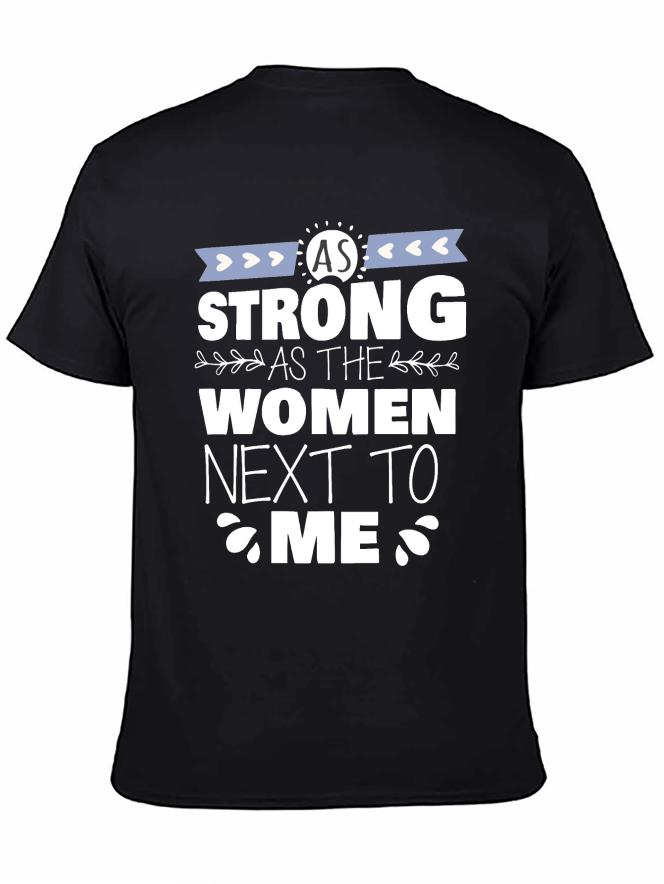 Black Strong Women Graphic T-Shirt view 4