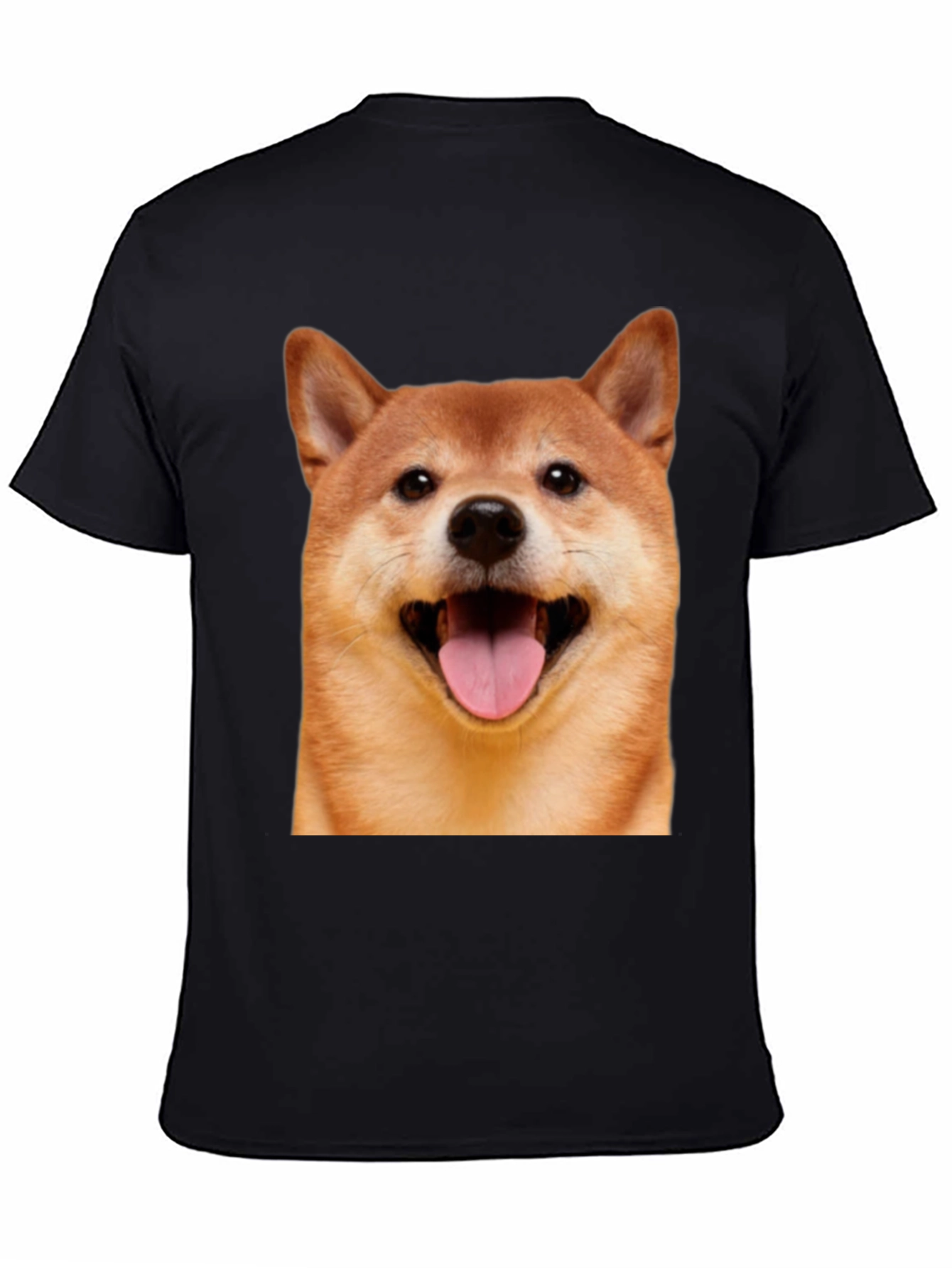 Black Shiba Inu Graphic Tee - Funny Dog Lover Shirt view 4