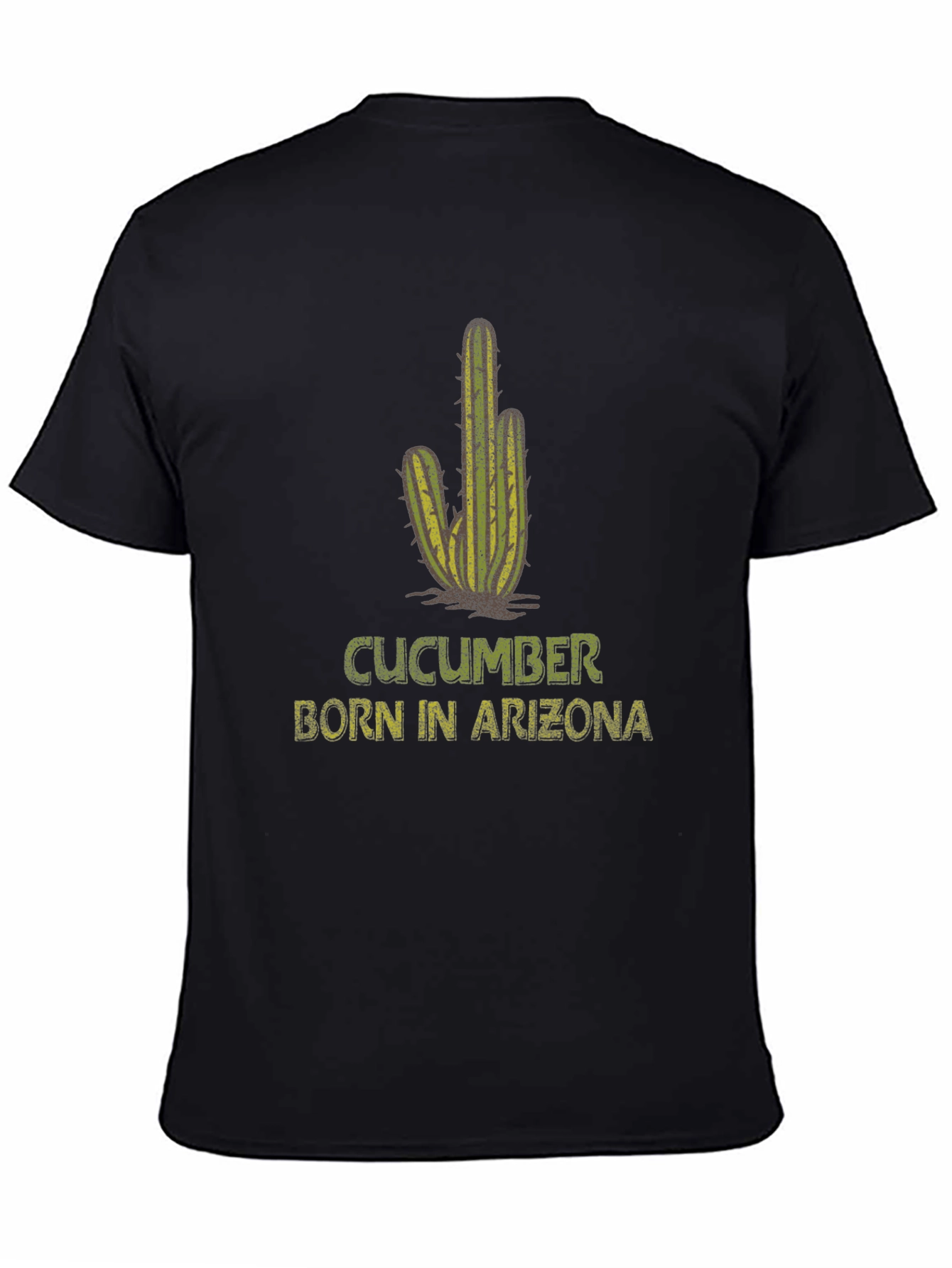 Black CUCUMBER Born in Arizona Black Tee view 4