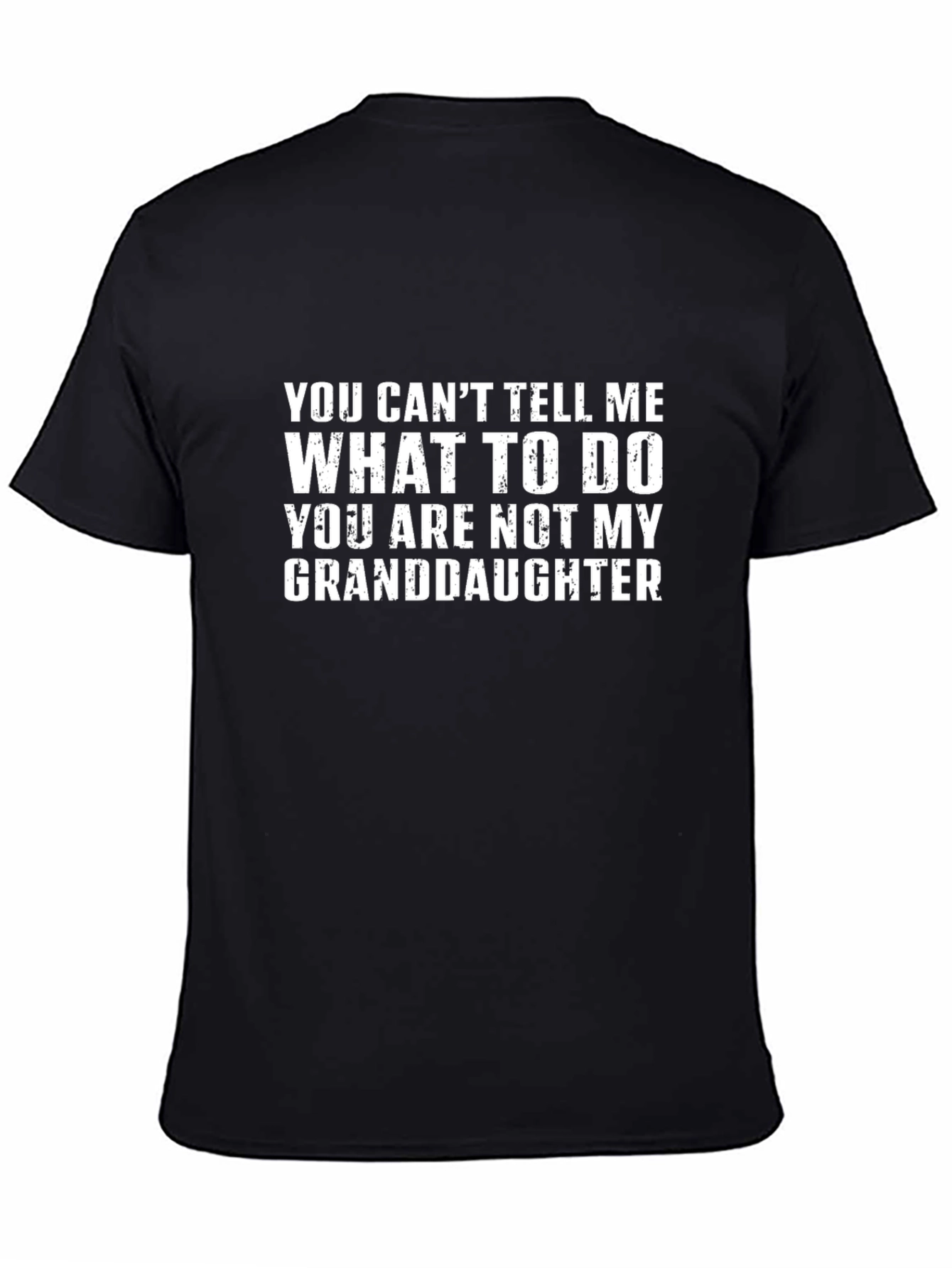 Black Funny Grandparent T-Shirt view 4