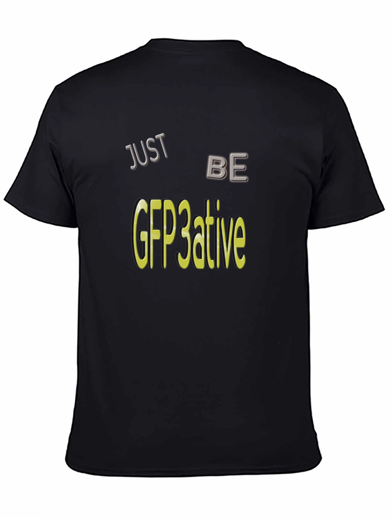 Black GFP3ative Graphic Tee - Just Be Creative! view 4