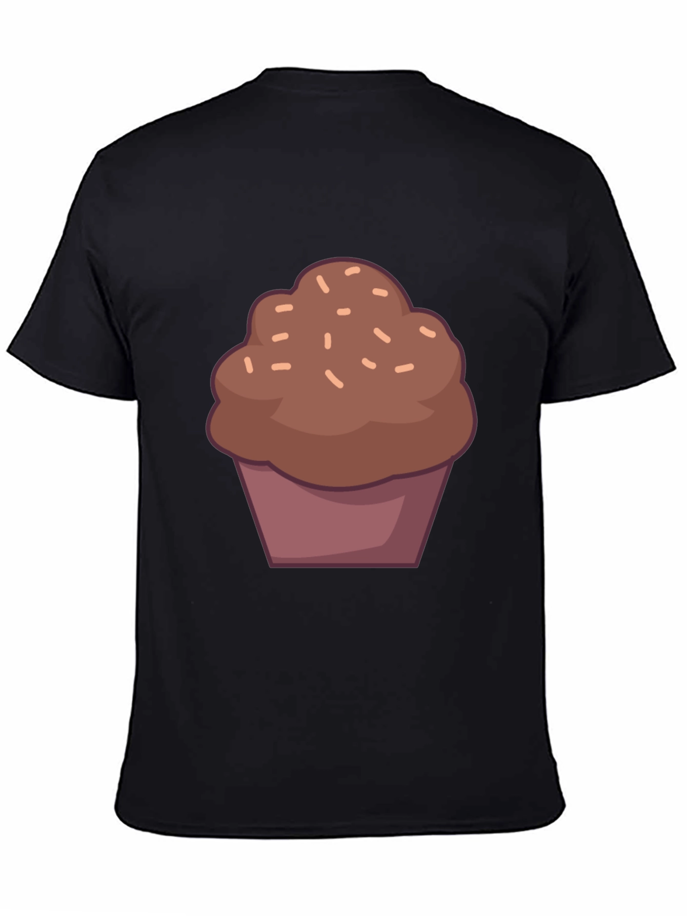 Black Chocolate Cupcake T-Shirt - Sweet Tooth Fashion view 4