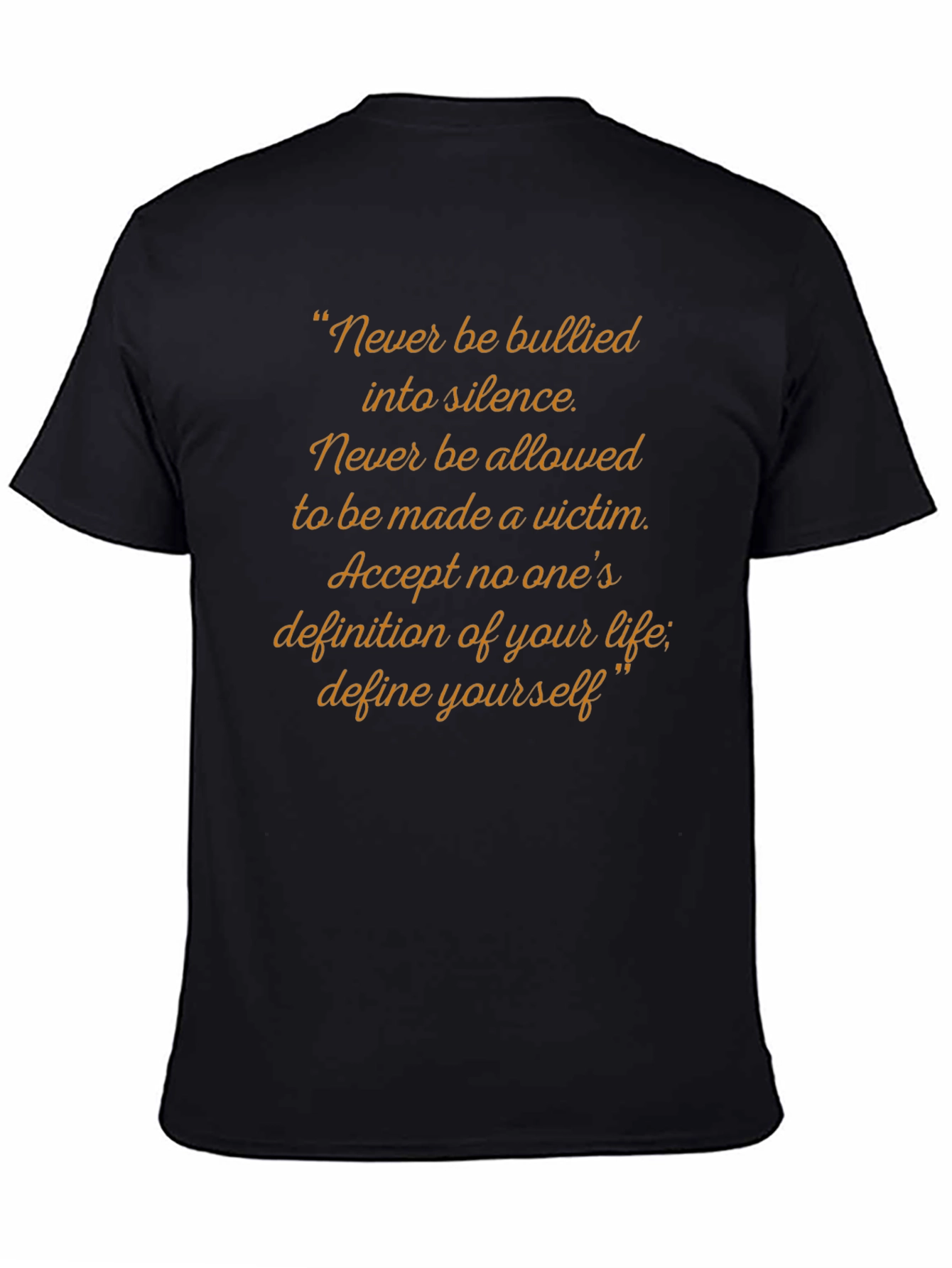Black Empowering Quote Graphic Tee view 4