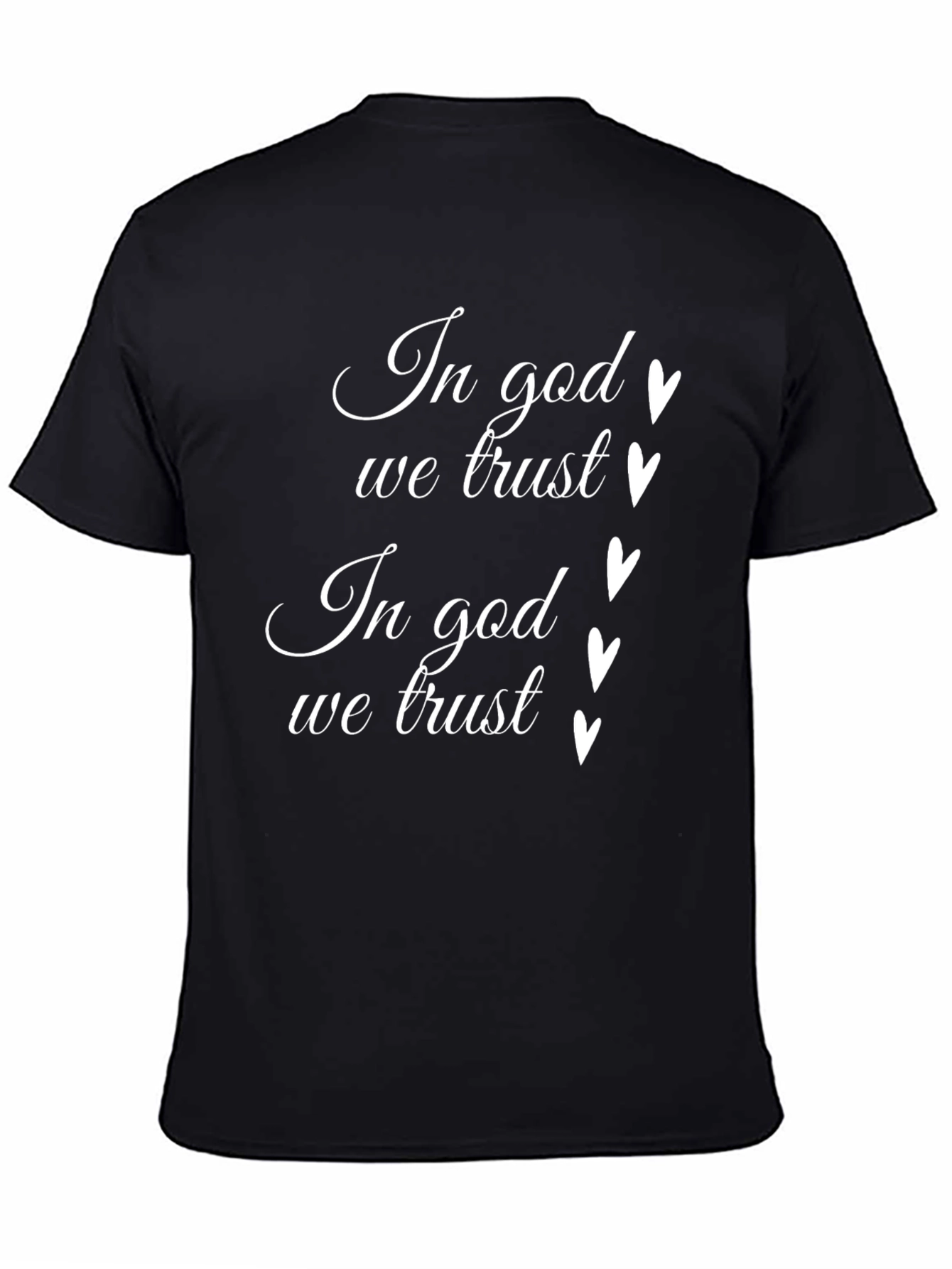Black In God We Trust T-Shirt view 4