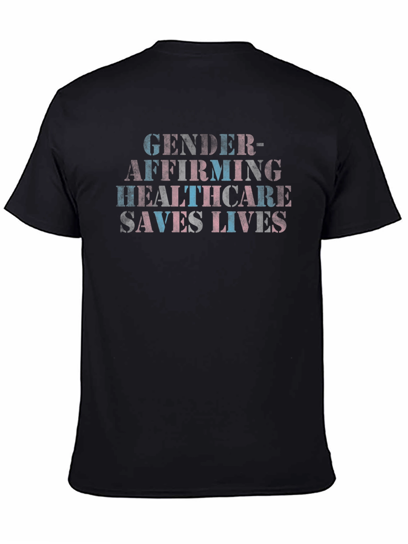 Black Gender Affirming Healthcare Saves Lives Graphic Tee view 4