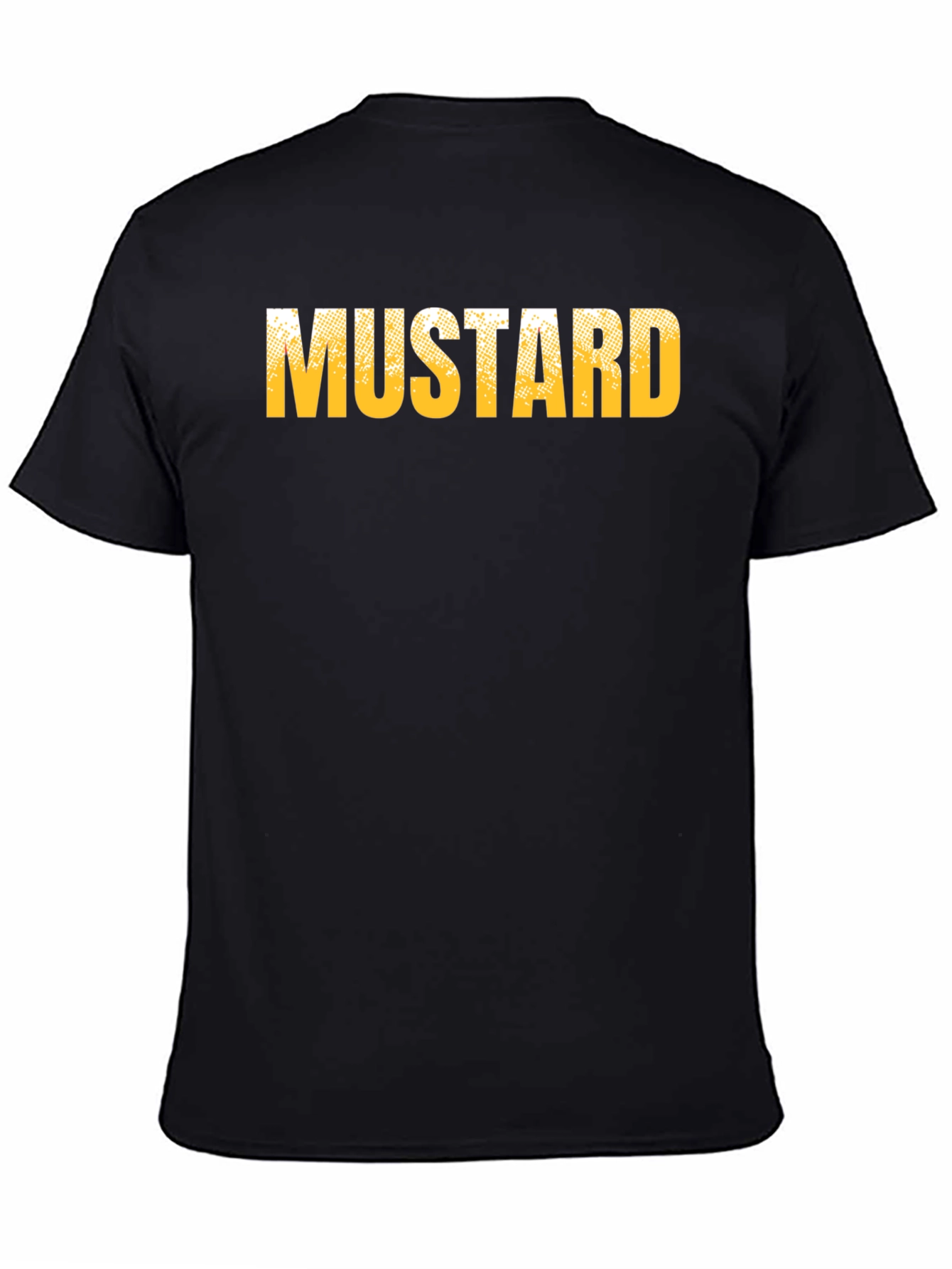Black Mustard Graphic Tee - Trendy Casual Wear view 4